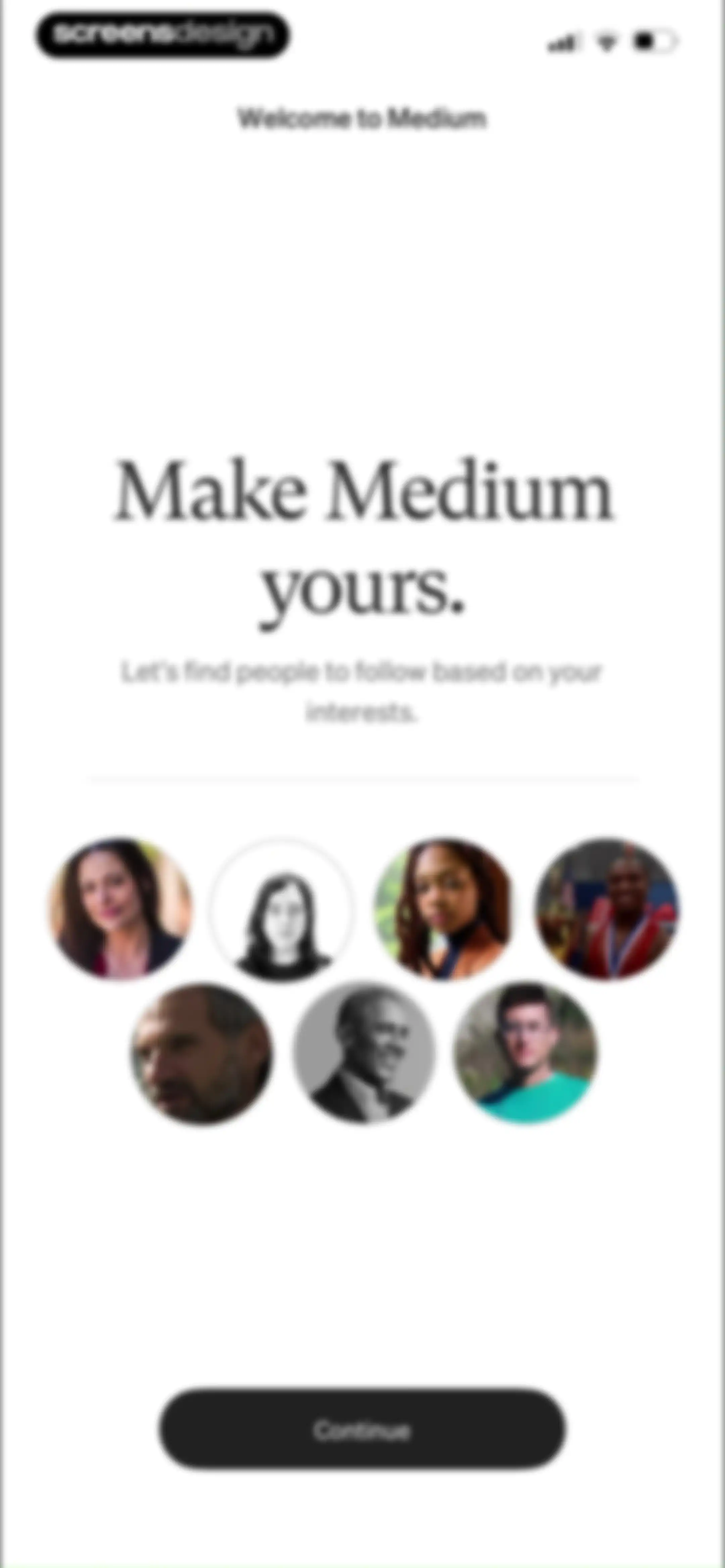 Medium: Read & Write Stories screen 5