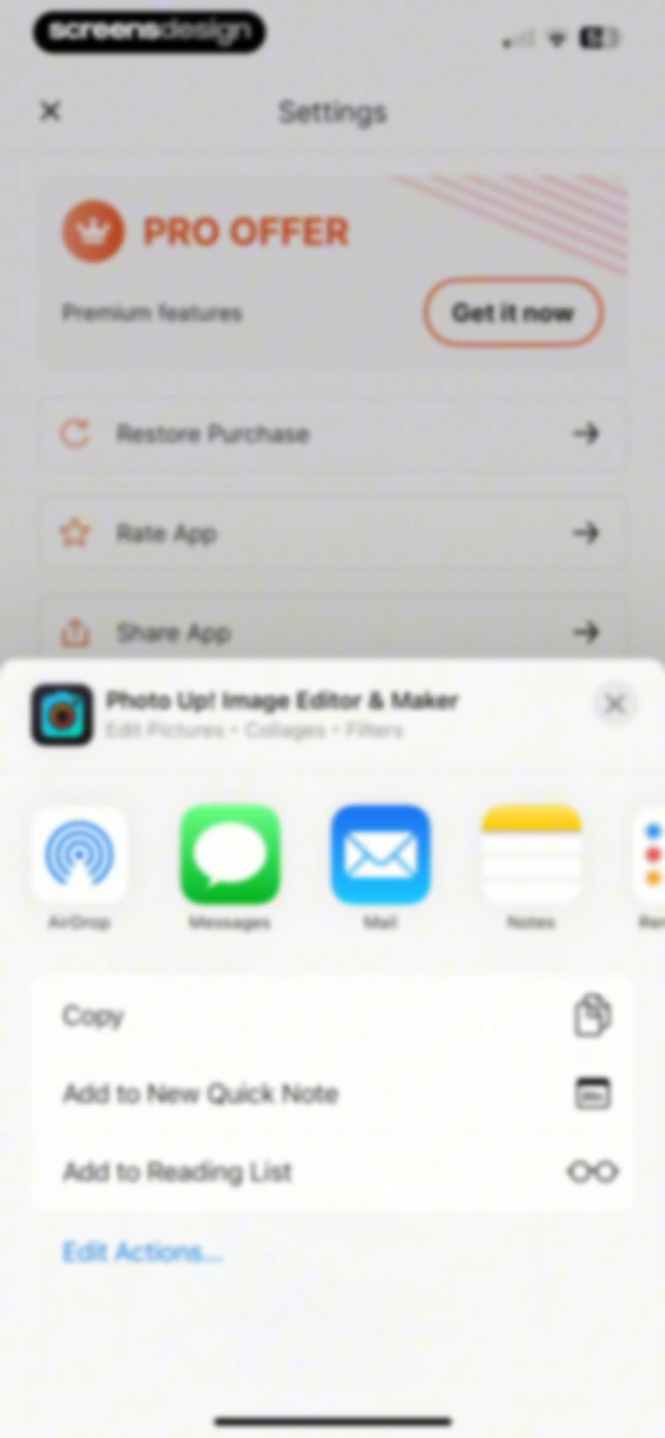 Photo Up! Picture Editor App screen 99