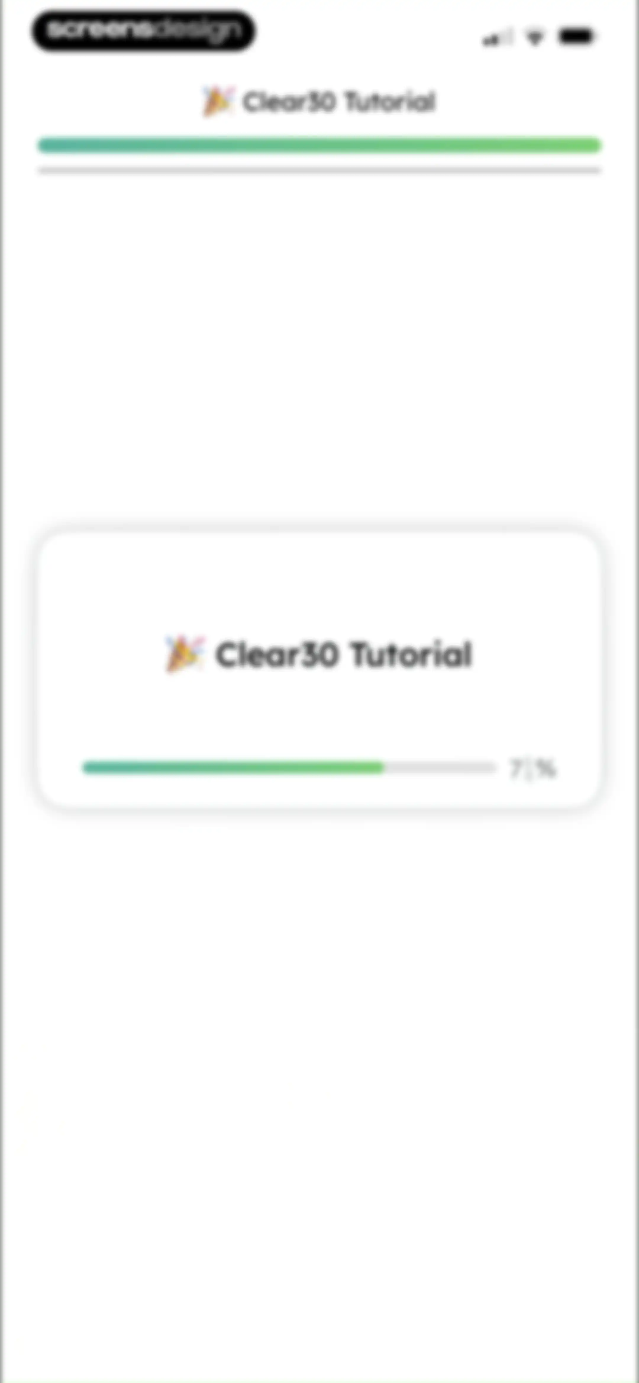 Clear30: Reset From Weed screen 92
