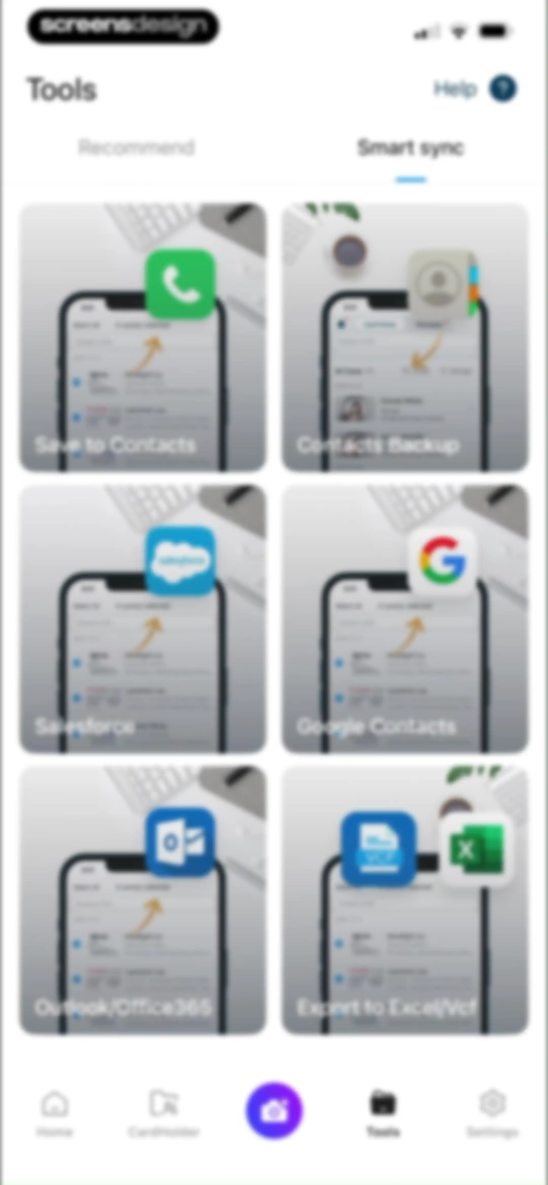 CamCard AI Business Assistant screen 149