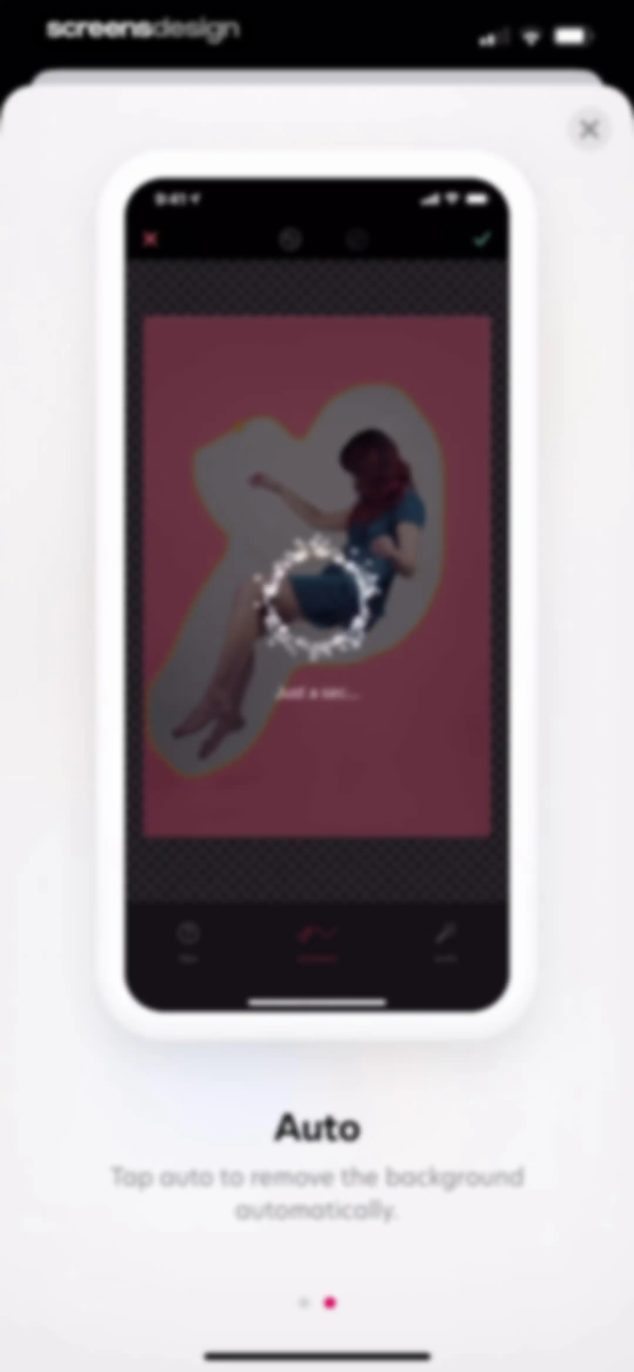 Bazaart AI Photo Editor Design screen 101