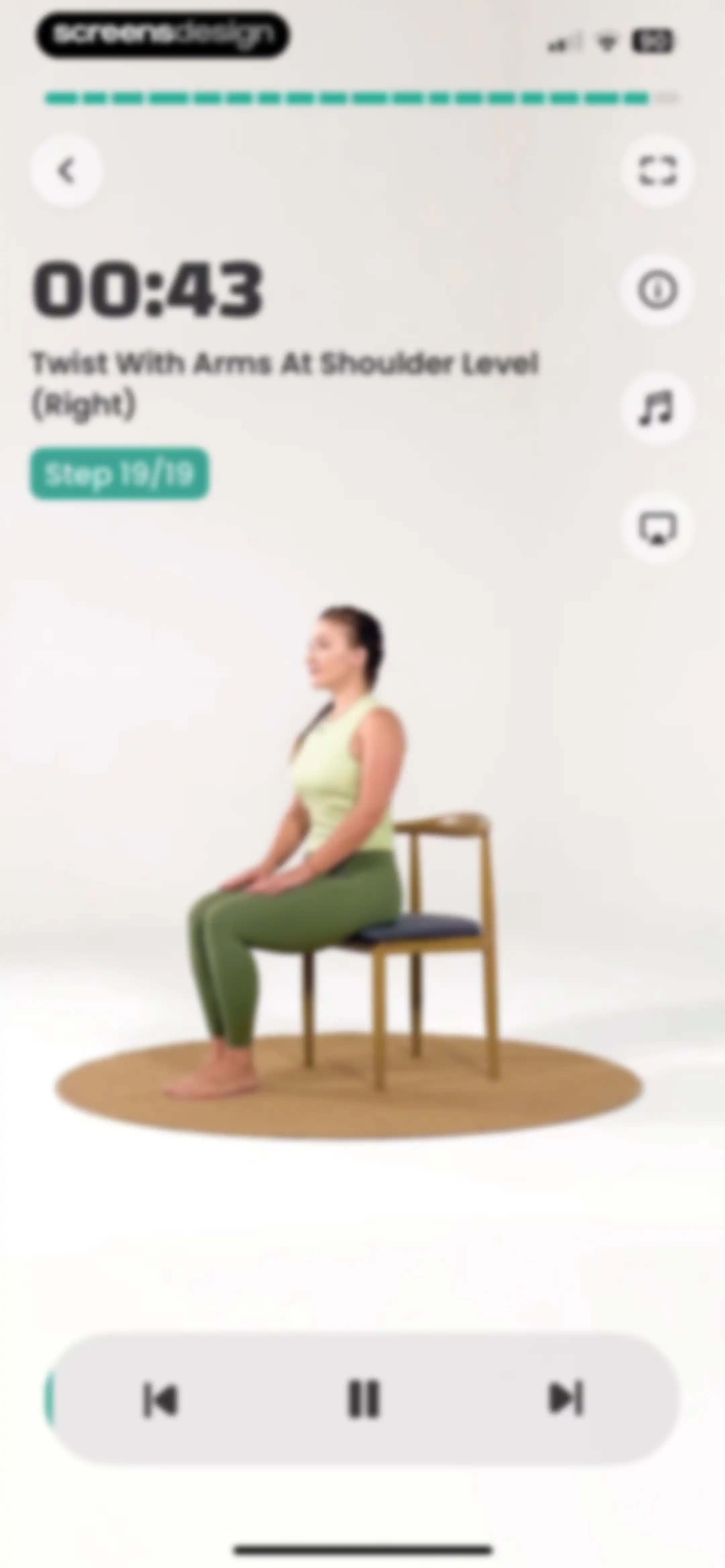 Workout for Seniors: SeniorFit screen 91
