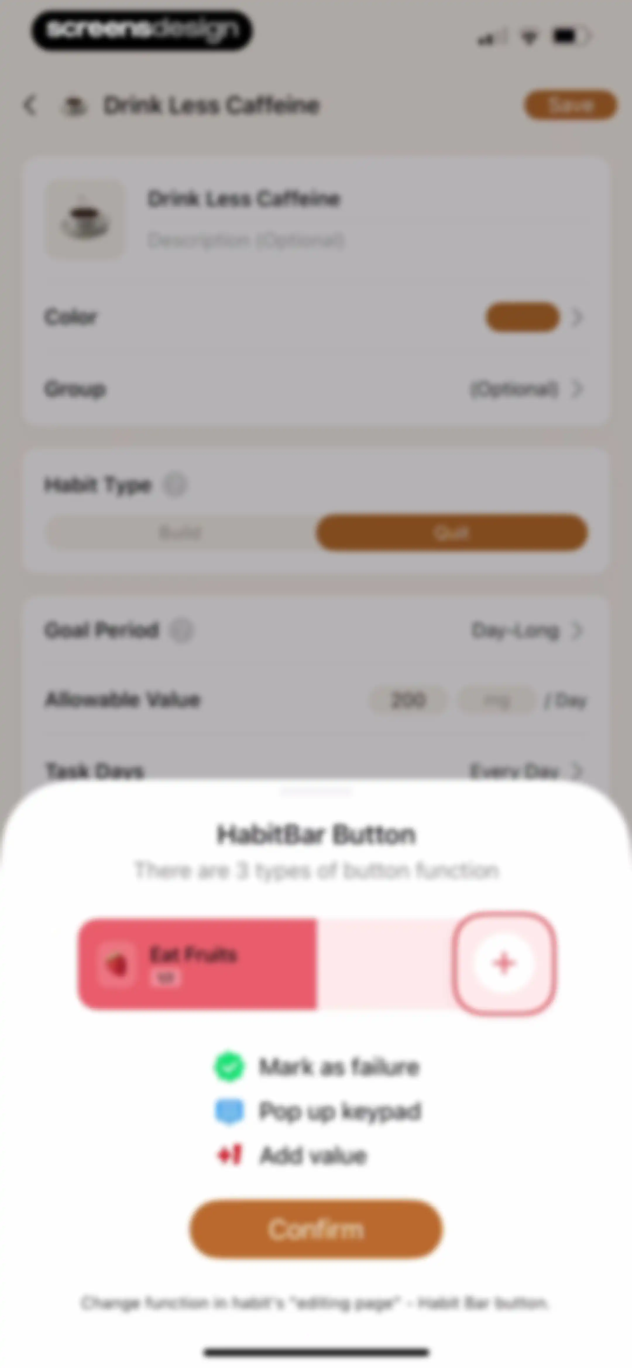 Habit Tracker screen 64