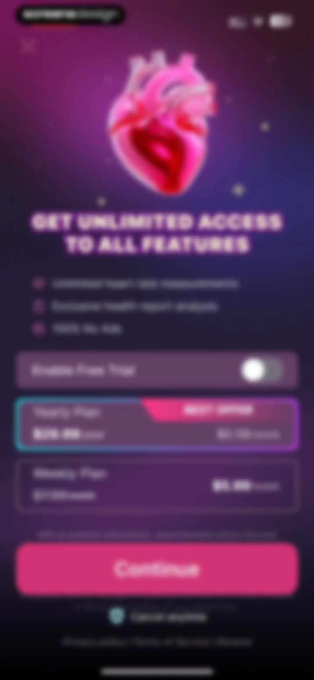 Blood Pressure-Monitor Tracker screen 27