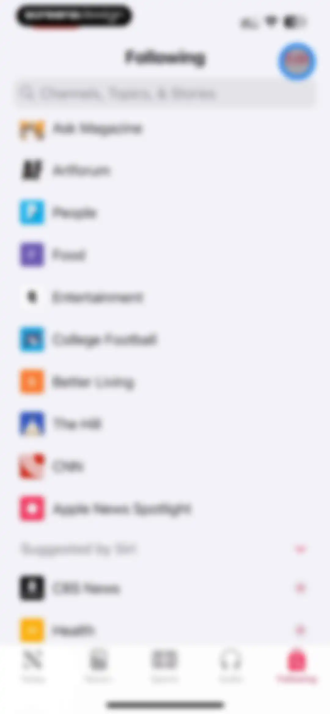 Apple News screen 146