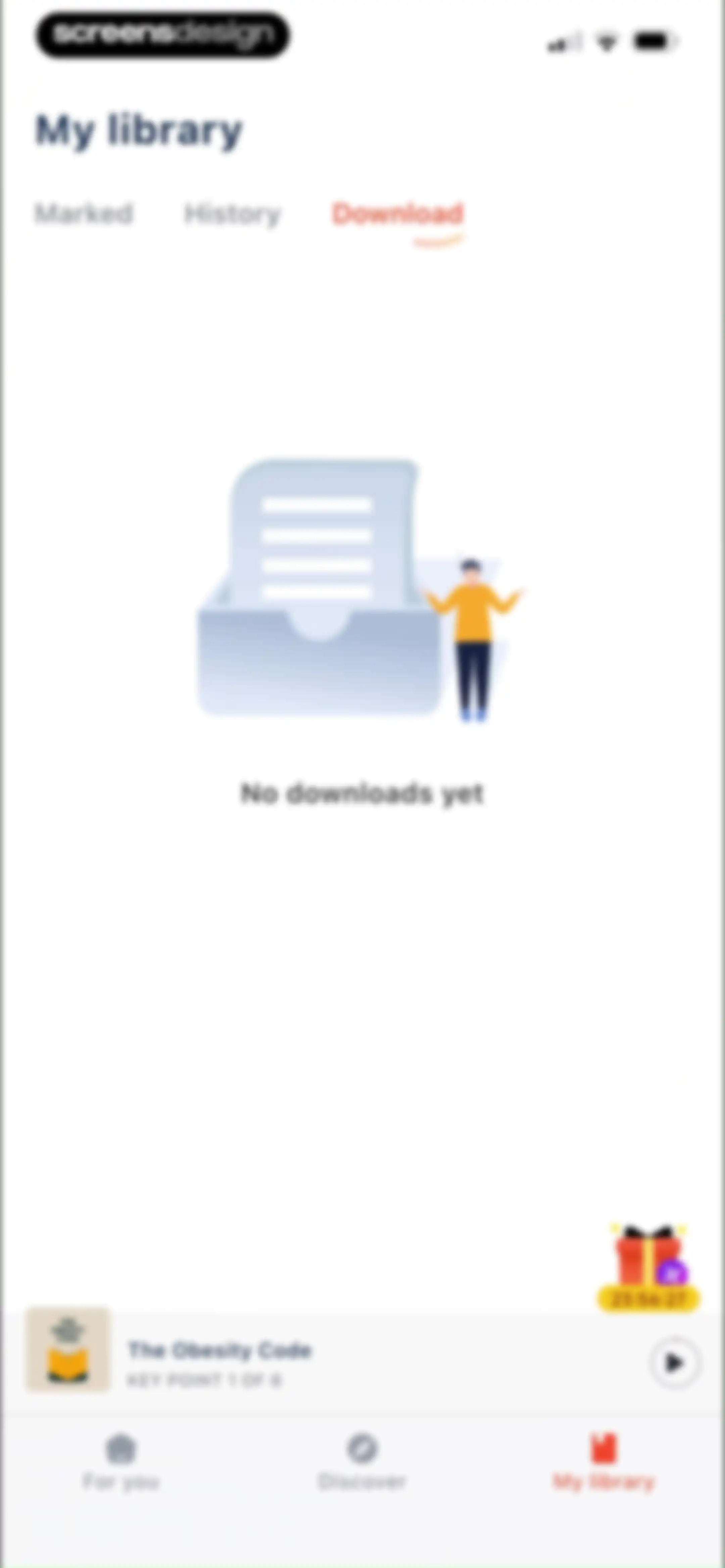 BookCast: 15-Minute Insights screen 58