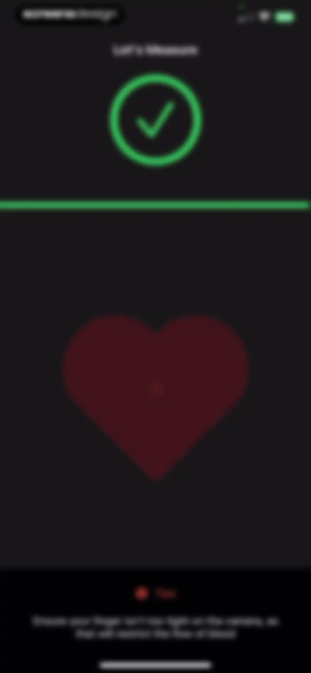 Check Heart Rate Now screen 9
