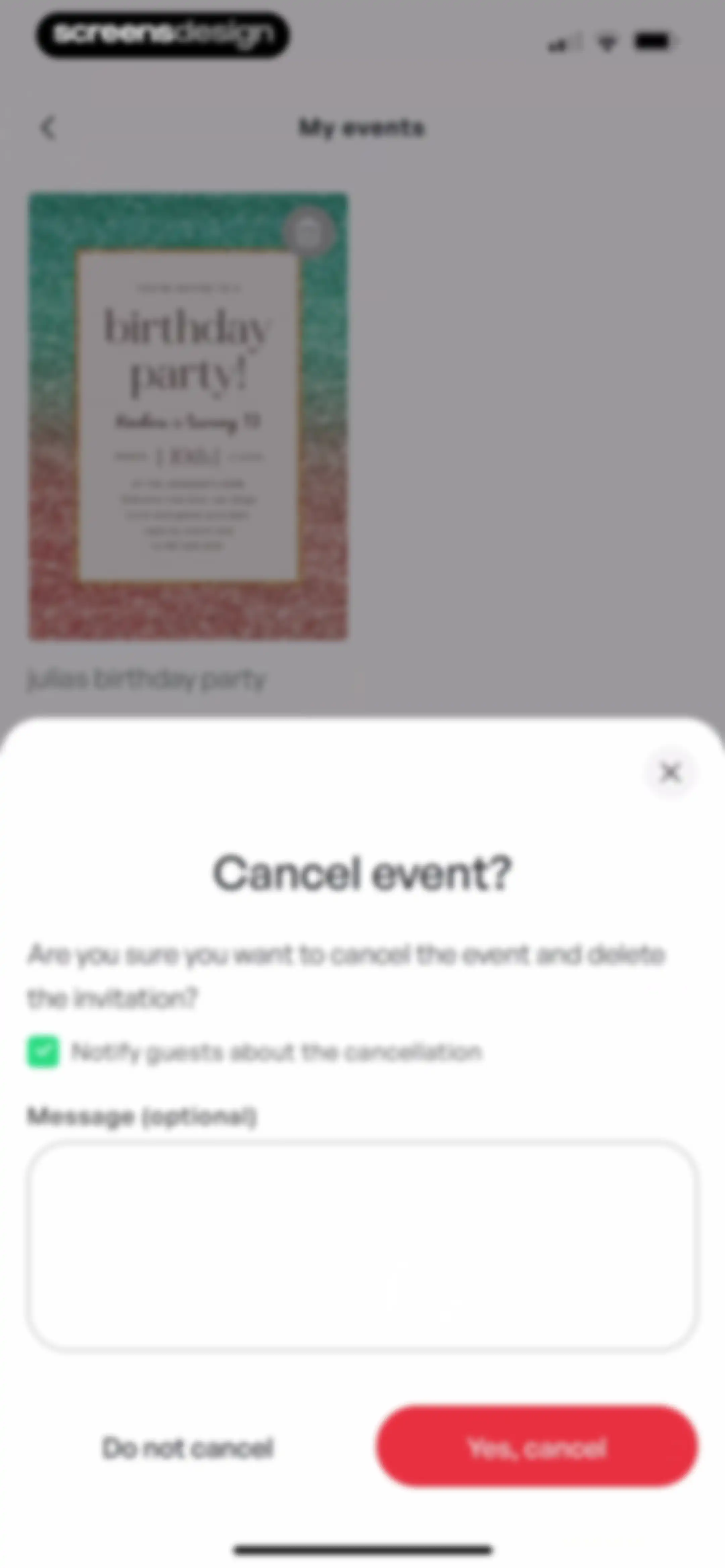 Invitation Maker: Cards & RSVP screen 76
