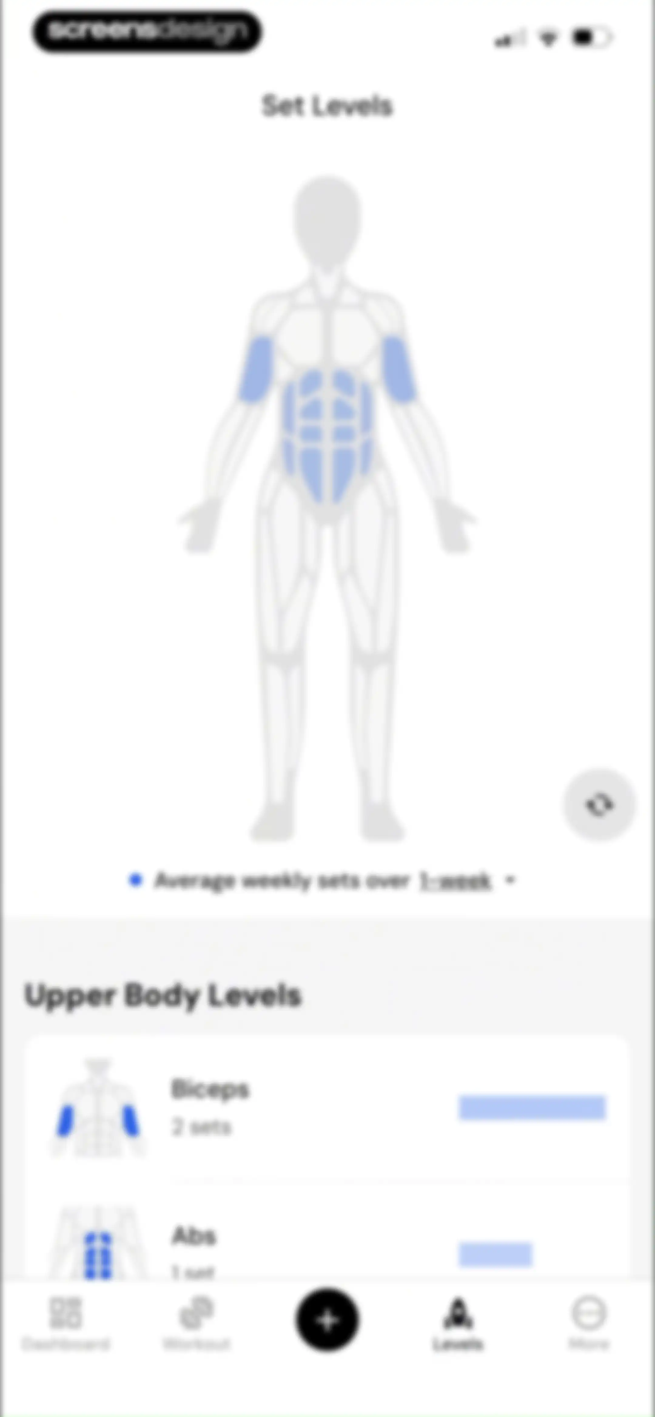 MacroFactor Workouts - Tracker screen 158