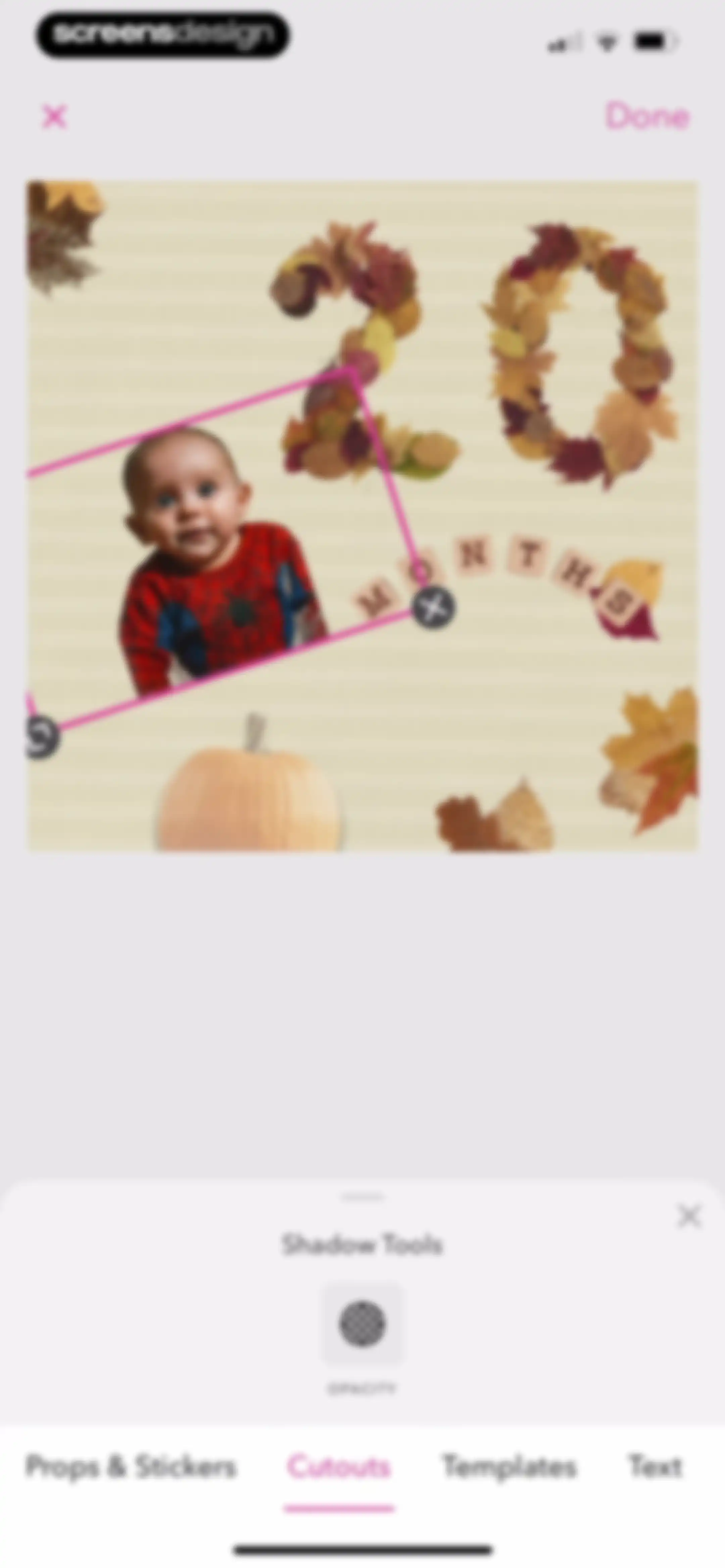 Precious - Baby Photo Art screen 74