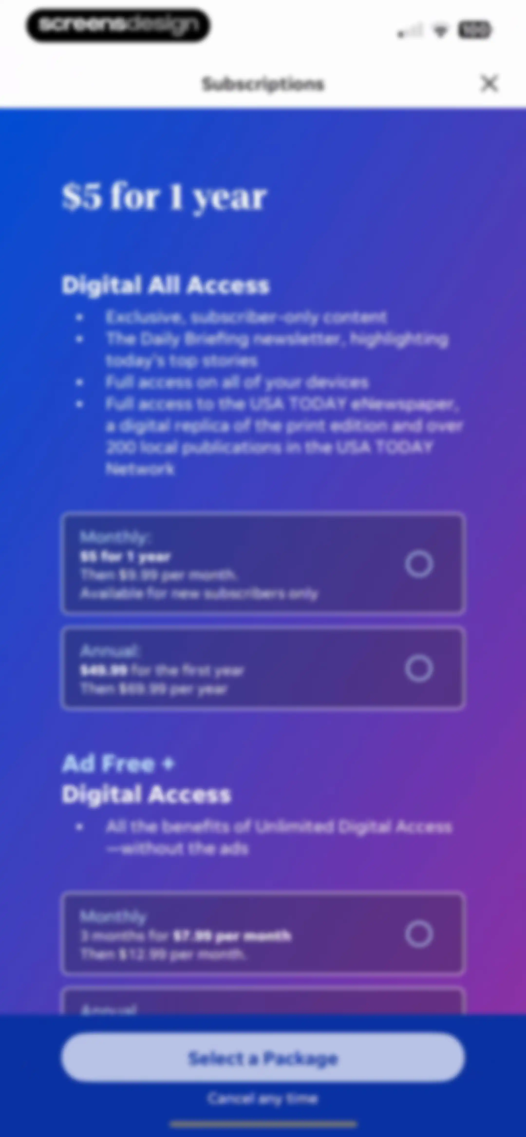 USA TODAY: US & Breaking News screen 100