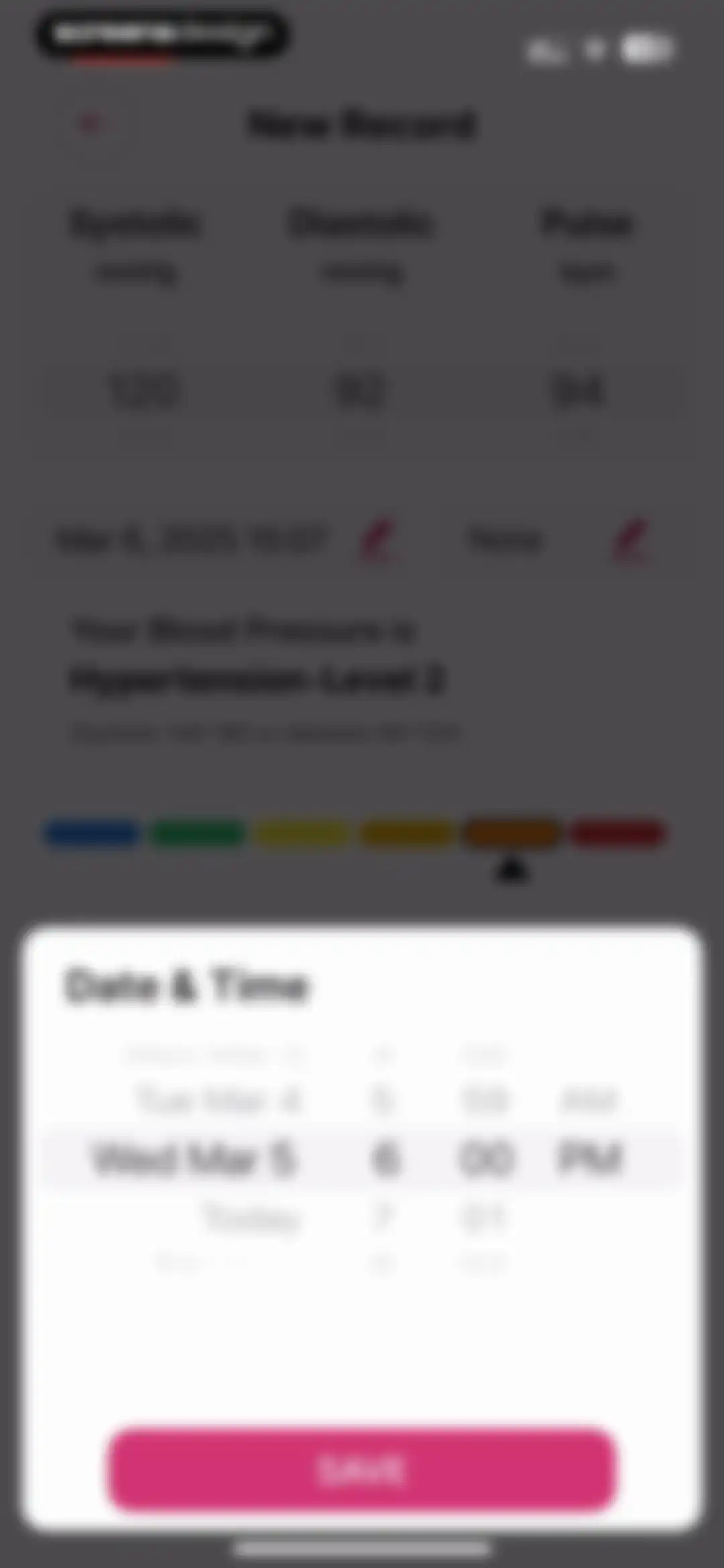 Blood Pressure-Monitor Tracker screen 41