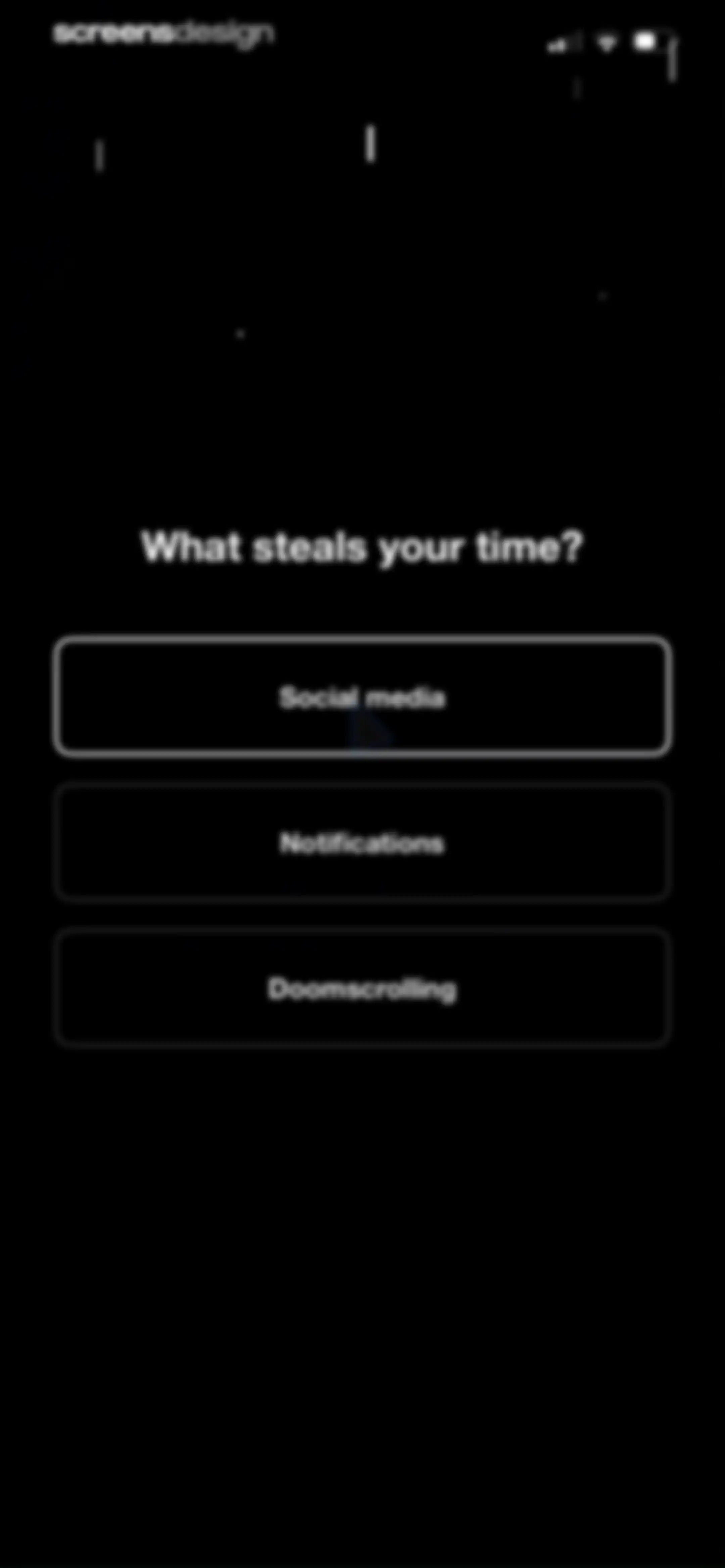 Blank Spaces Launcher screen 4