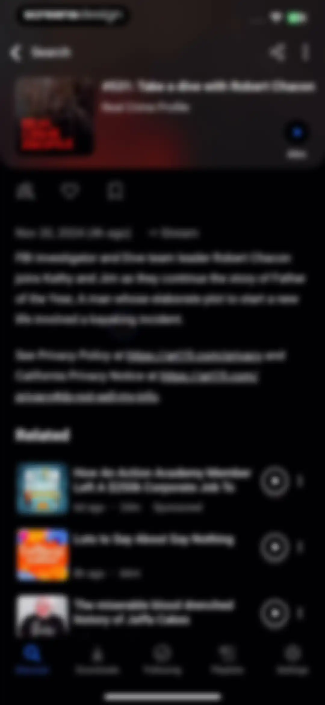Breaker—The social podcast app screen 46