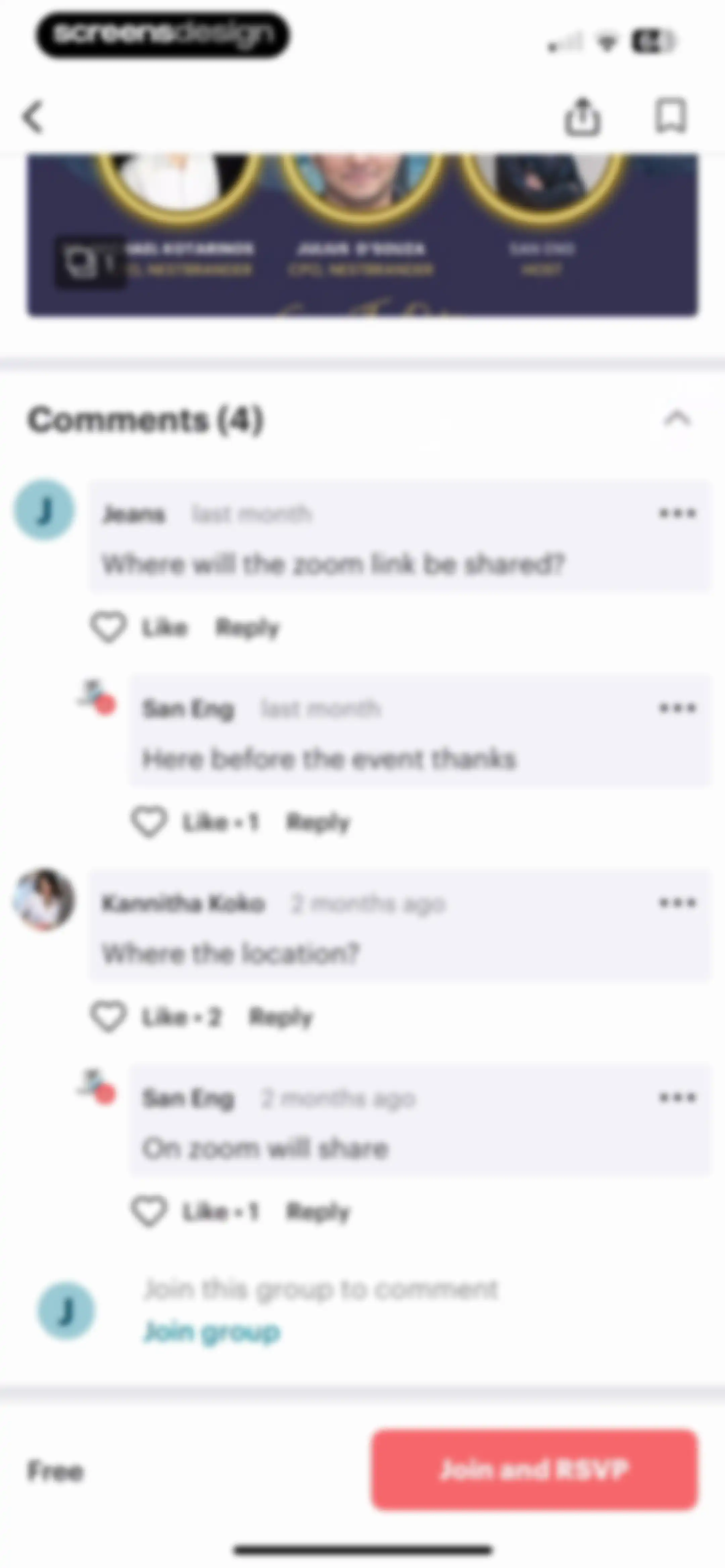 Meetup: Social Events & Groups screen 52