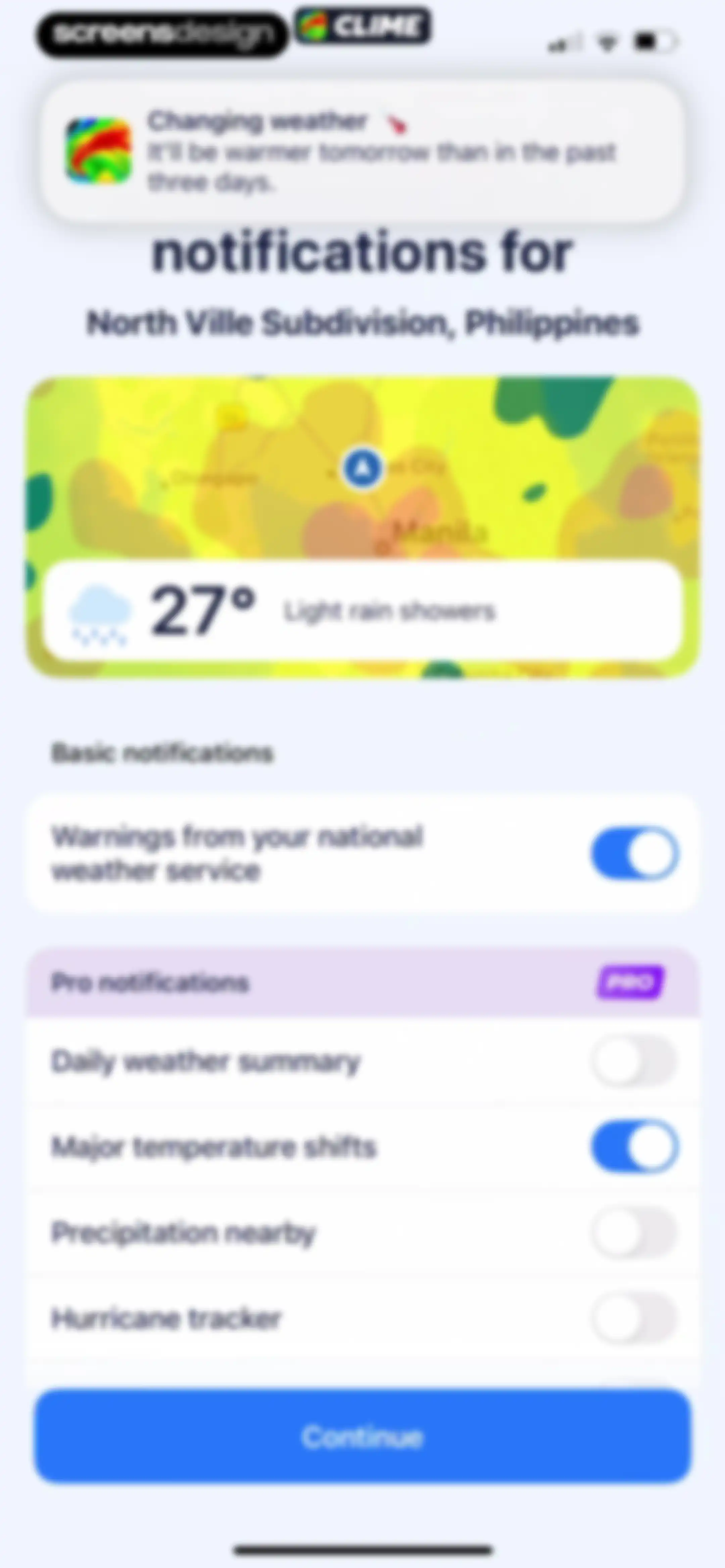 Clime: NOAA Weather Radar Live screen 23