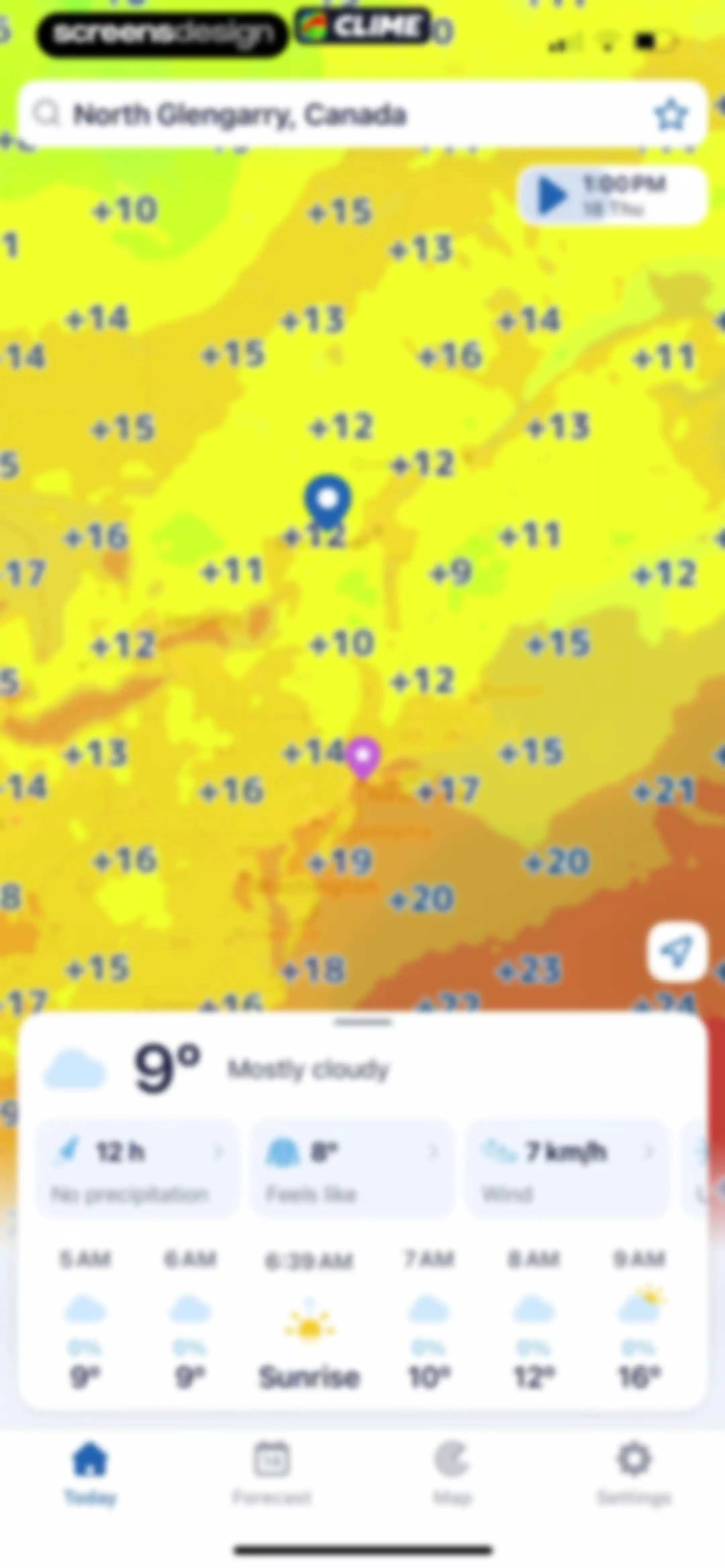 Clime: NOAA Weather Radar Live screen 47