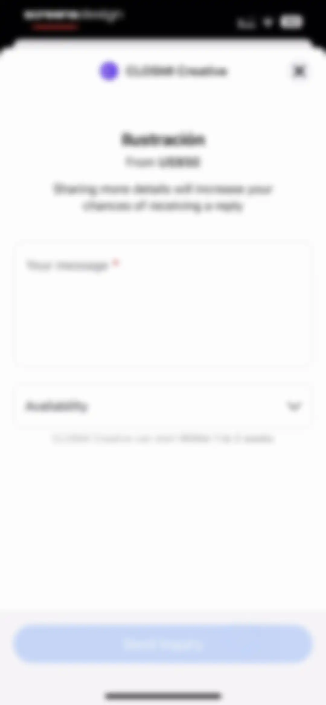 Behance – Creative Portfolios screen 87
