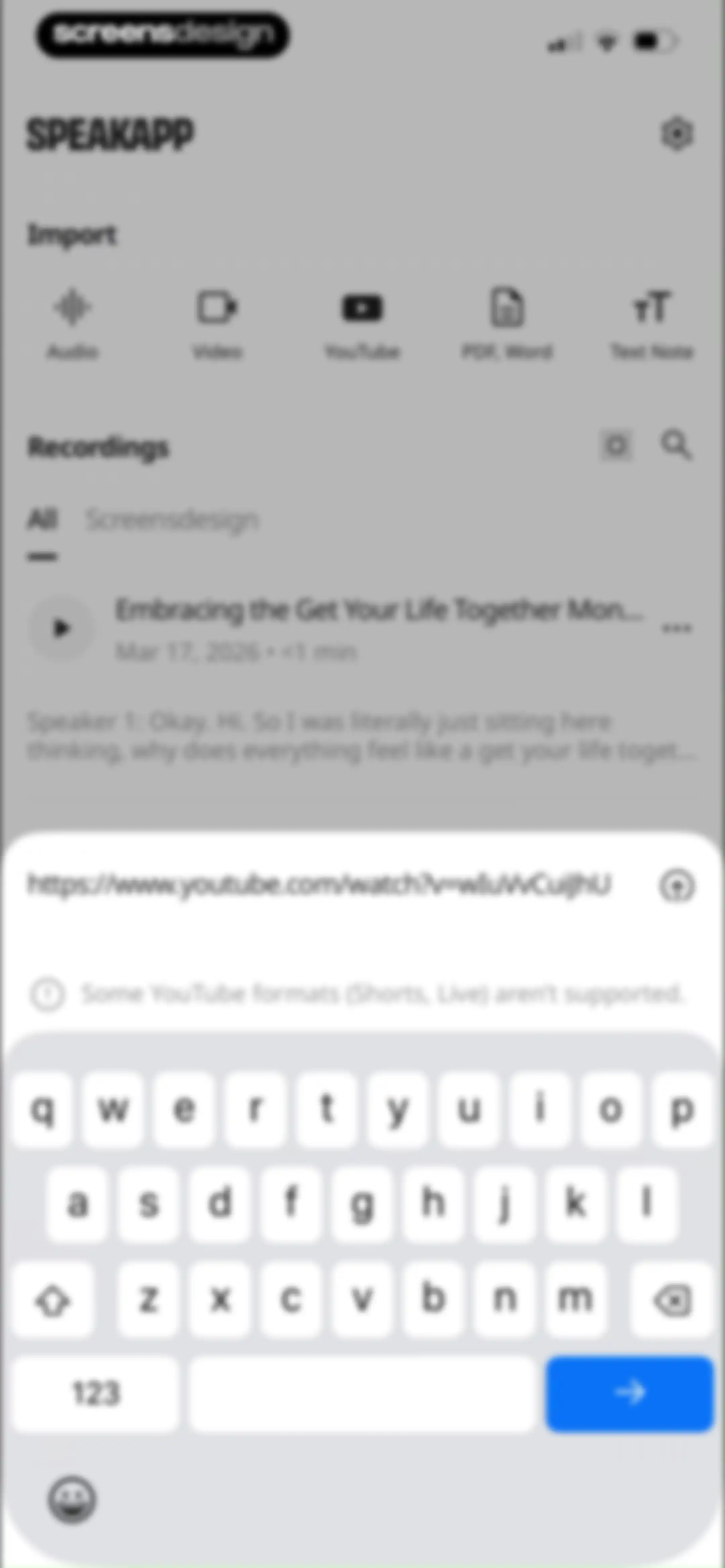 SpeakApp AI: Voice Notes screen 54