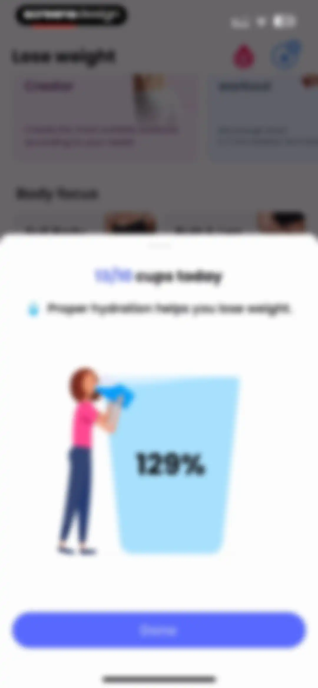 Lose Weight for Women at Home screen 144