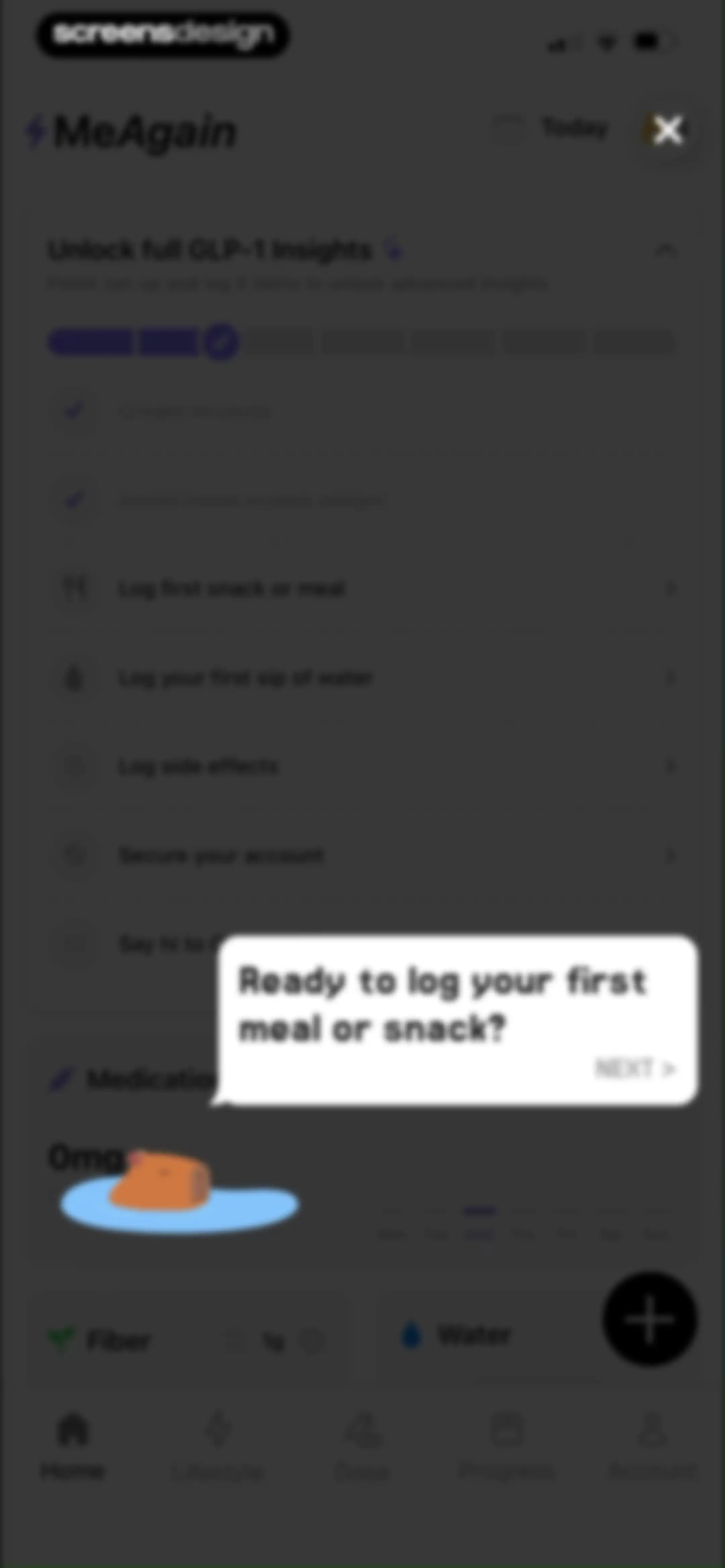 MeAgain: GLP-1 Tracker App screen 48