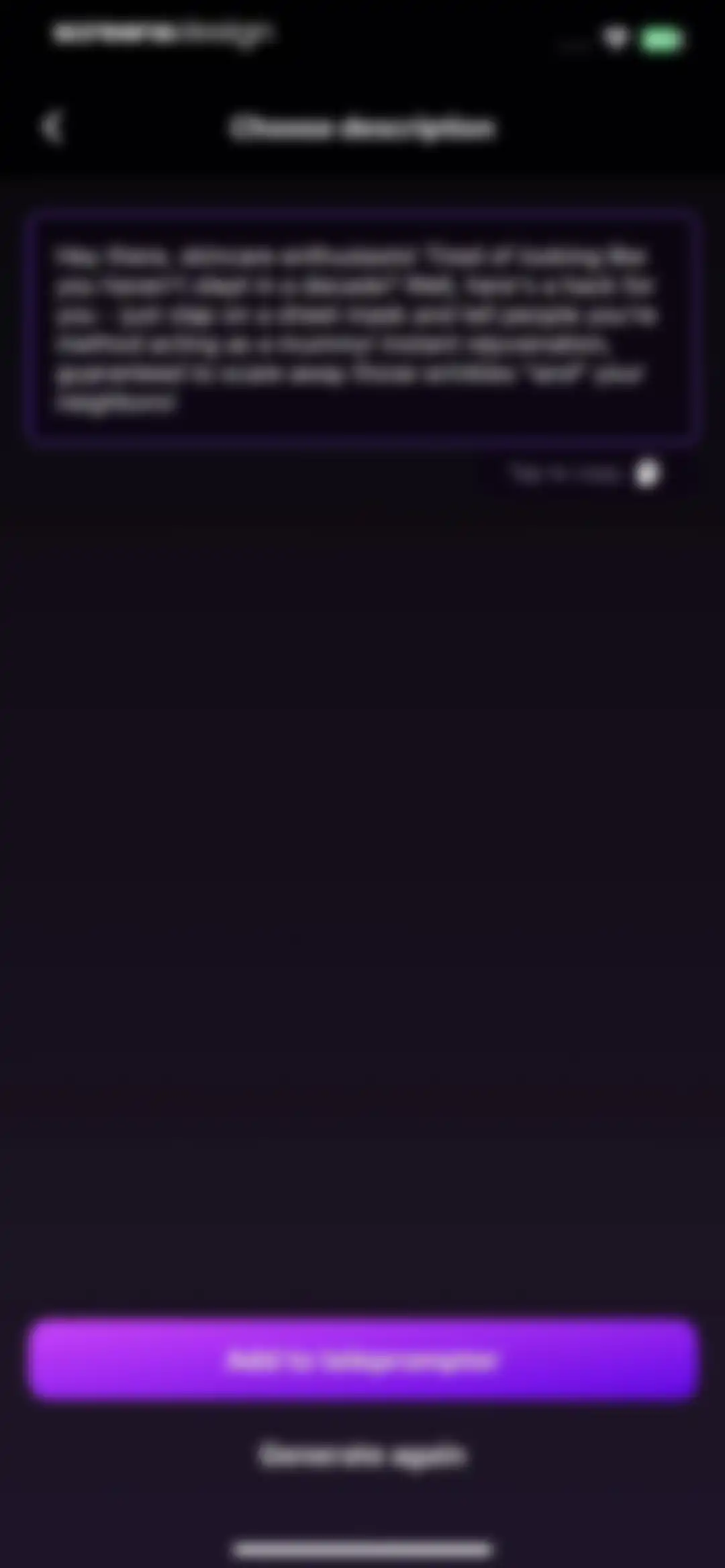 Captions AI for Videos - Dubs screen 25