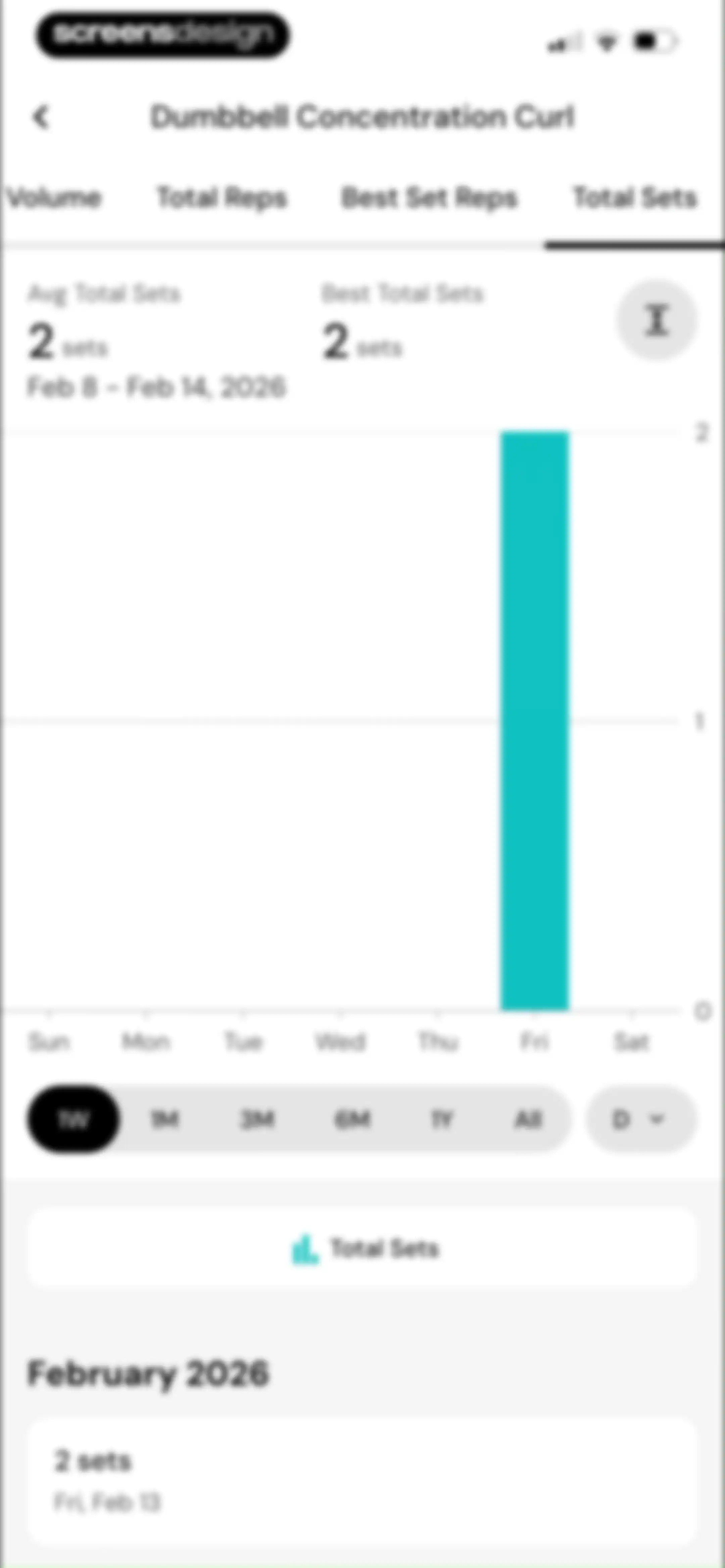 MacroFactor Workouts - Tracker screen 122
