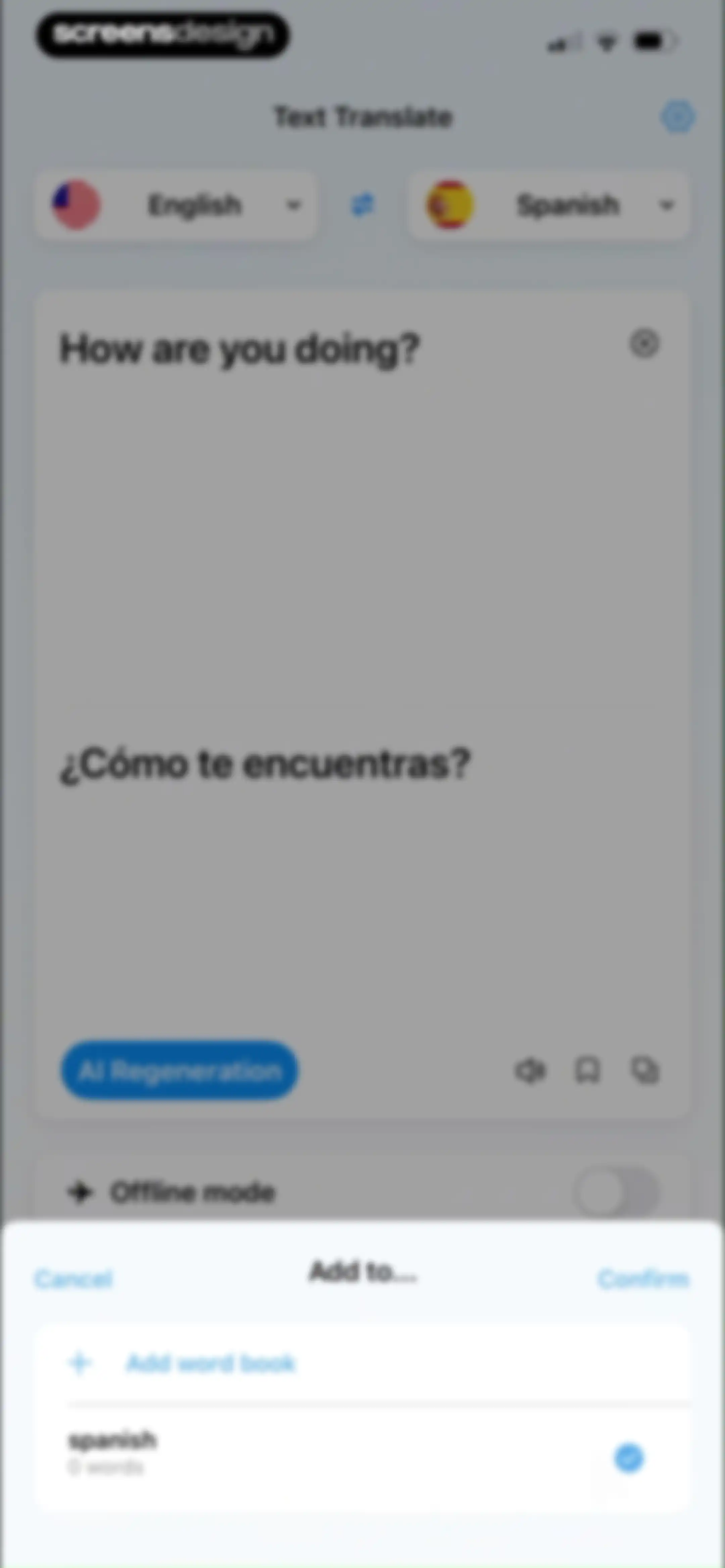 Translate Pal, Translate App screen 18