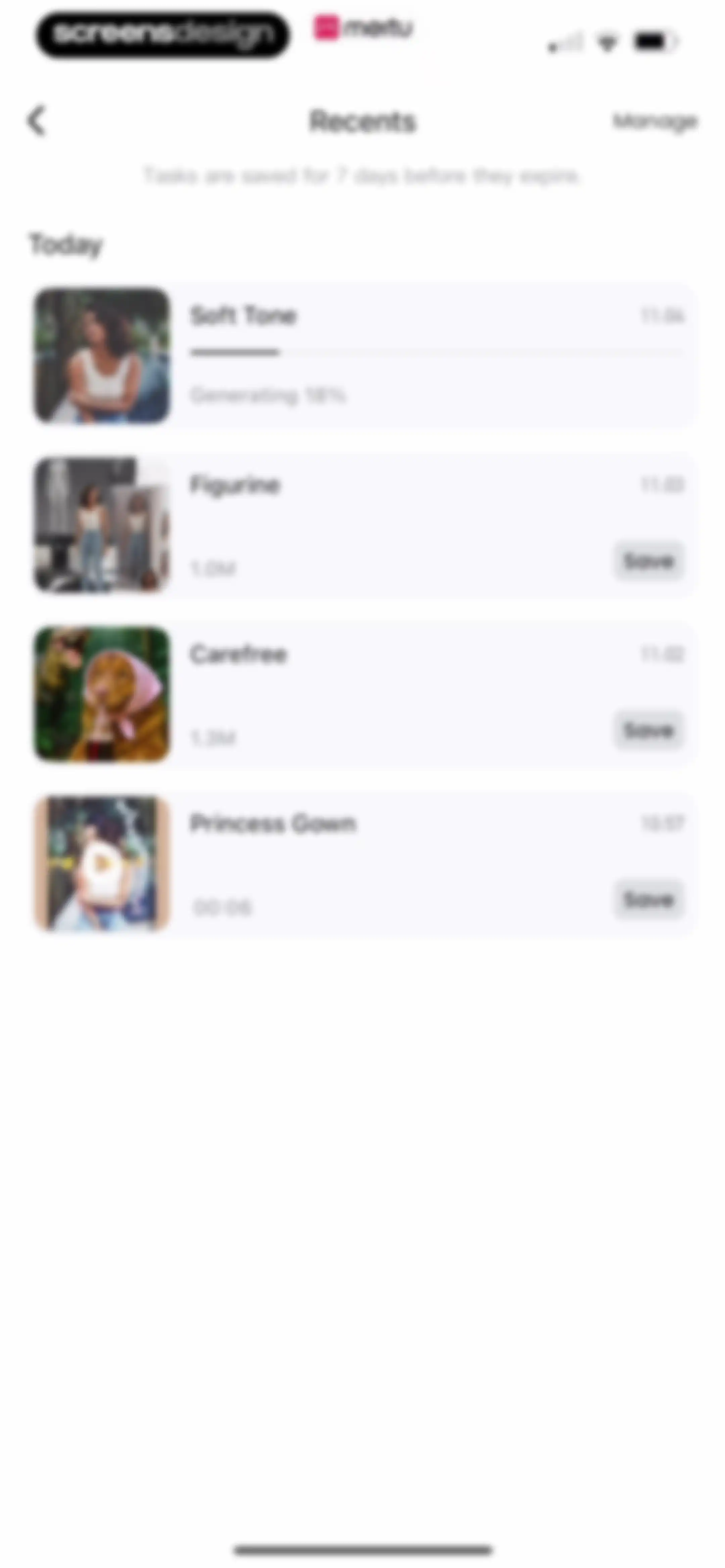Meitu AI Photo & Video Editor screen 177