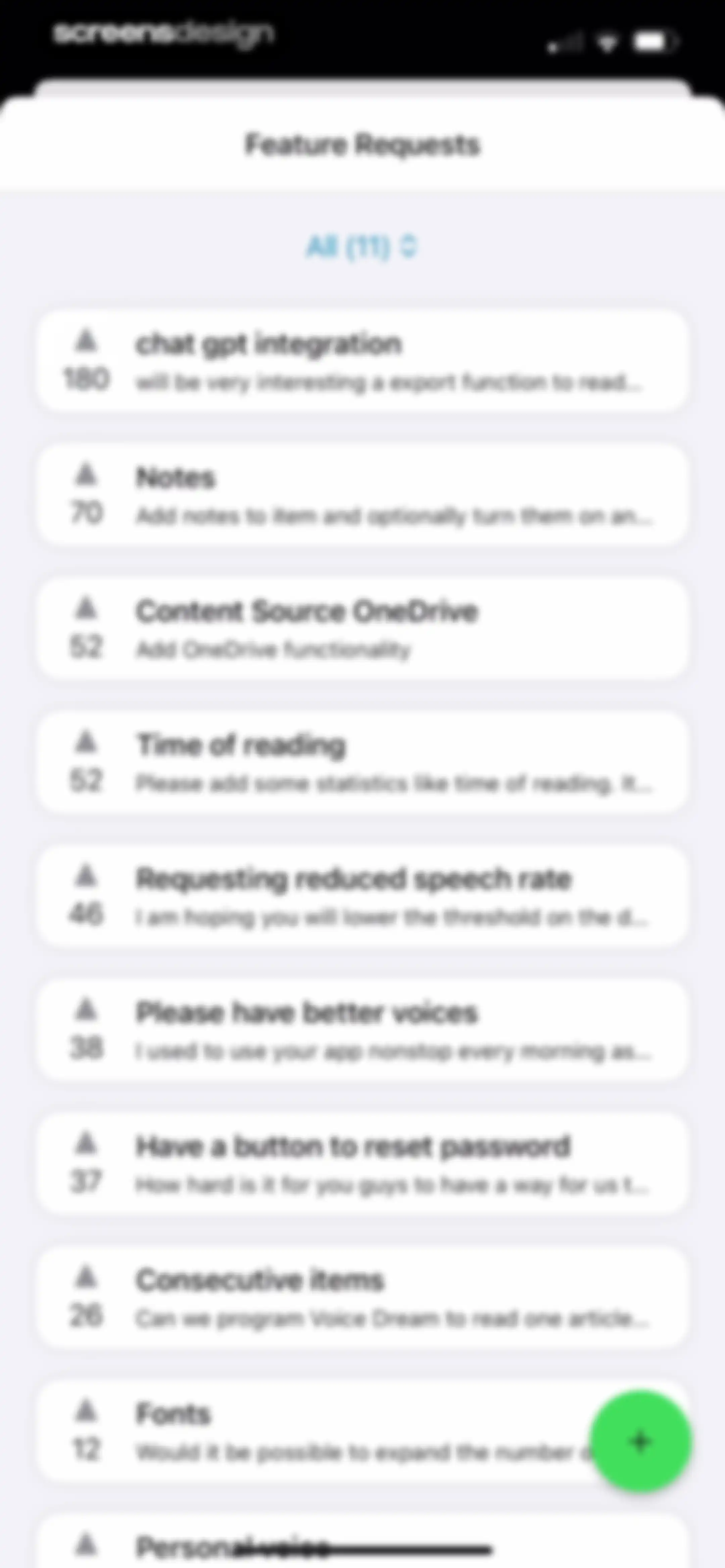 Voice Dream - Natural Reader screen 97