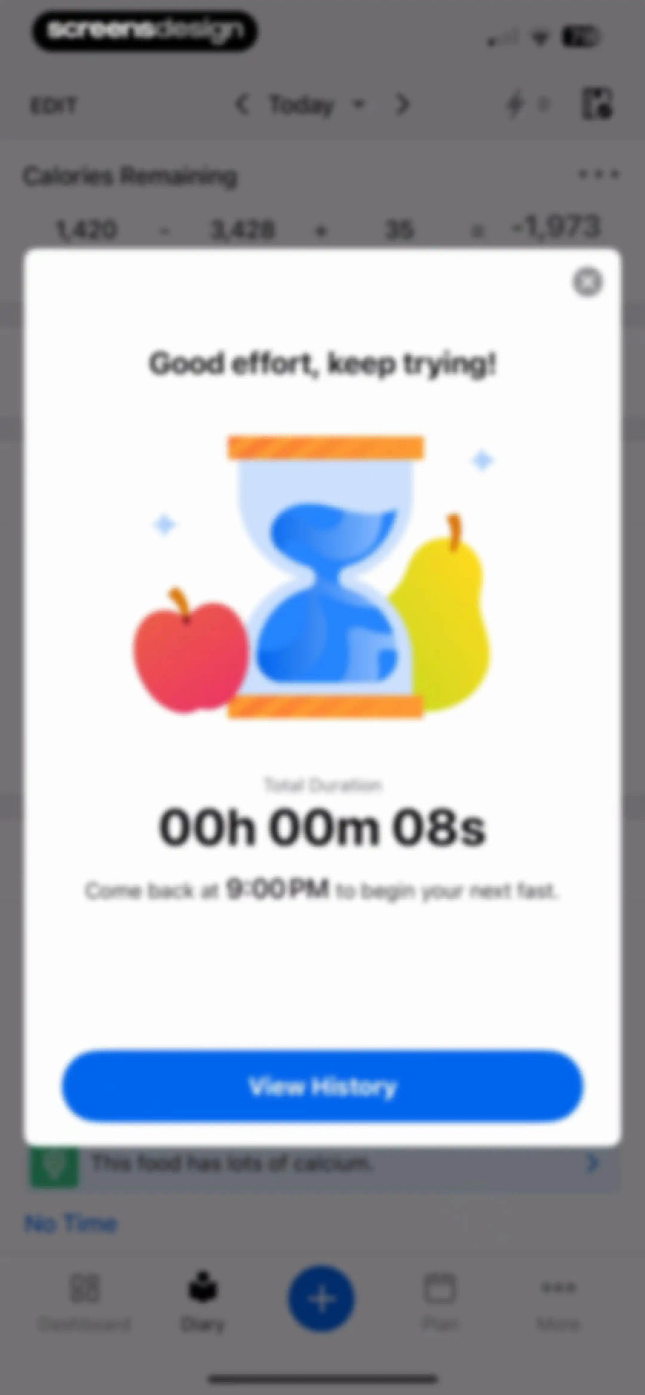 MyFitnessPal: Calorie Counter screen 220