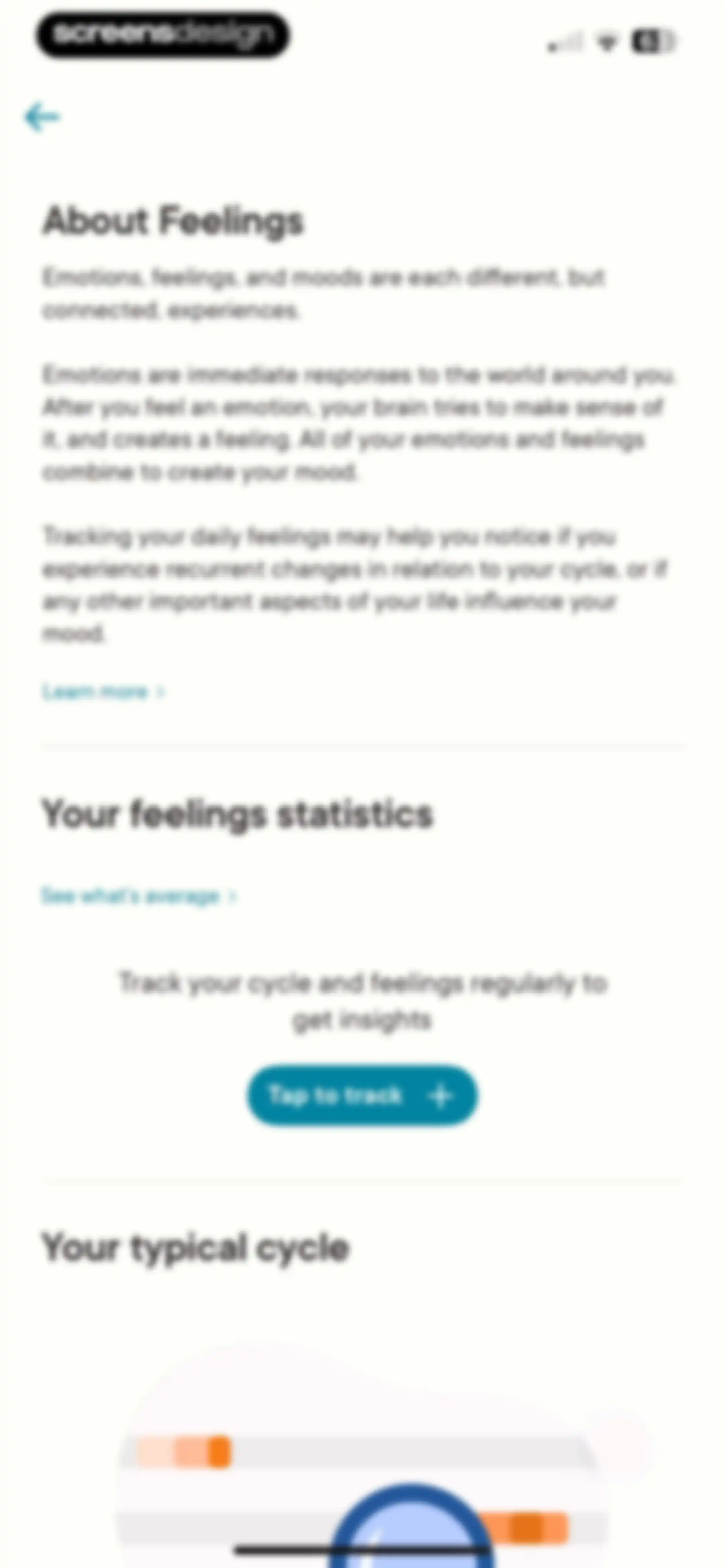 Clue Period & Cycle Tracker screen 60