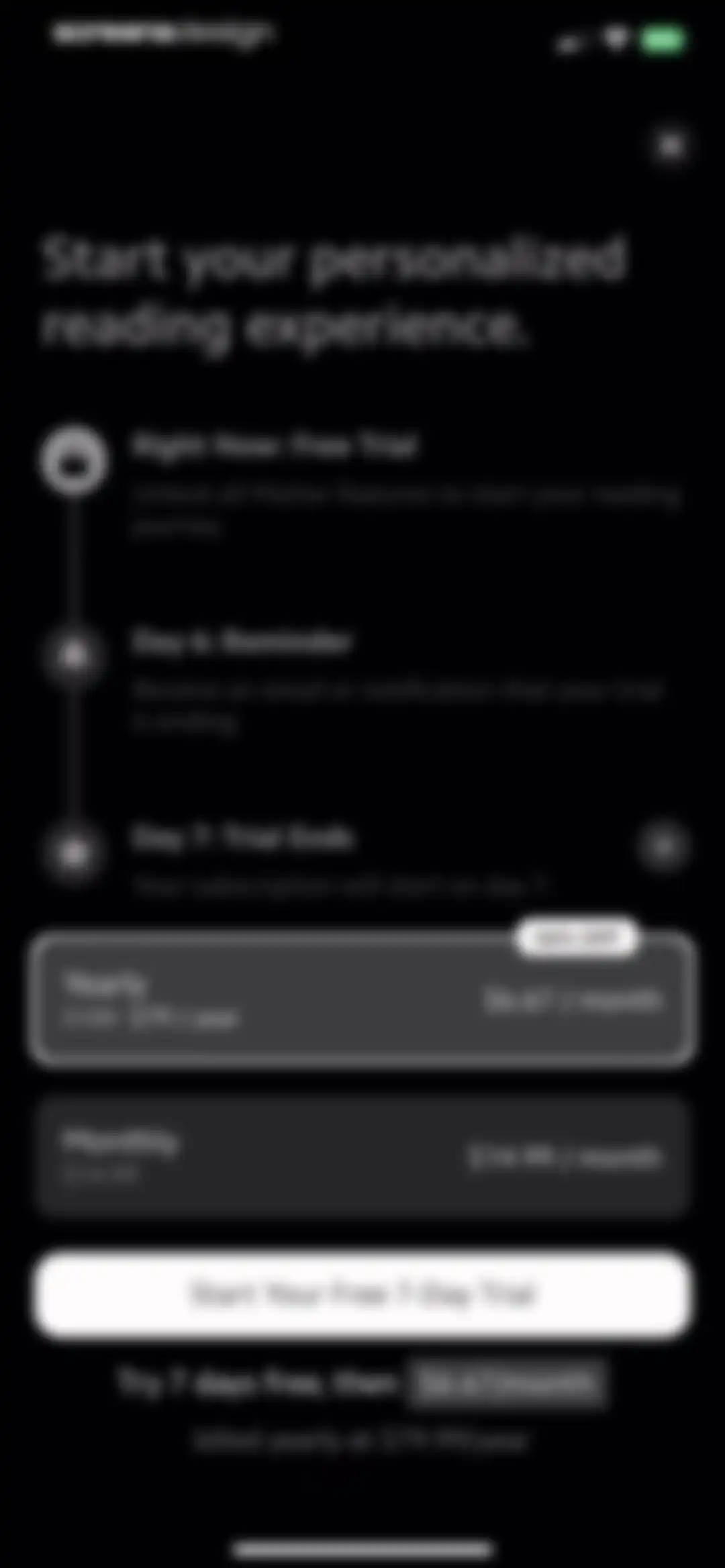 Matter: Reading App screen 26