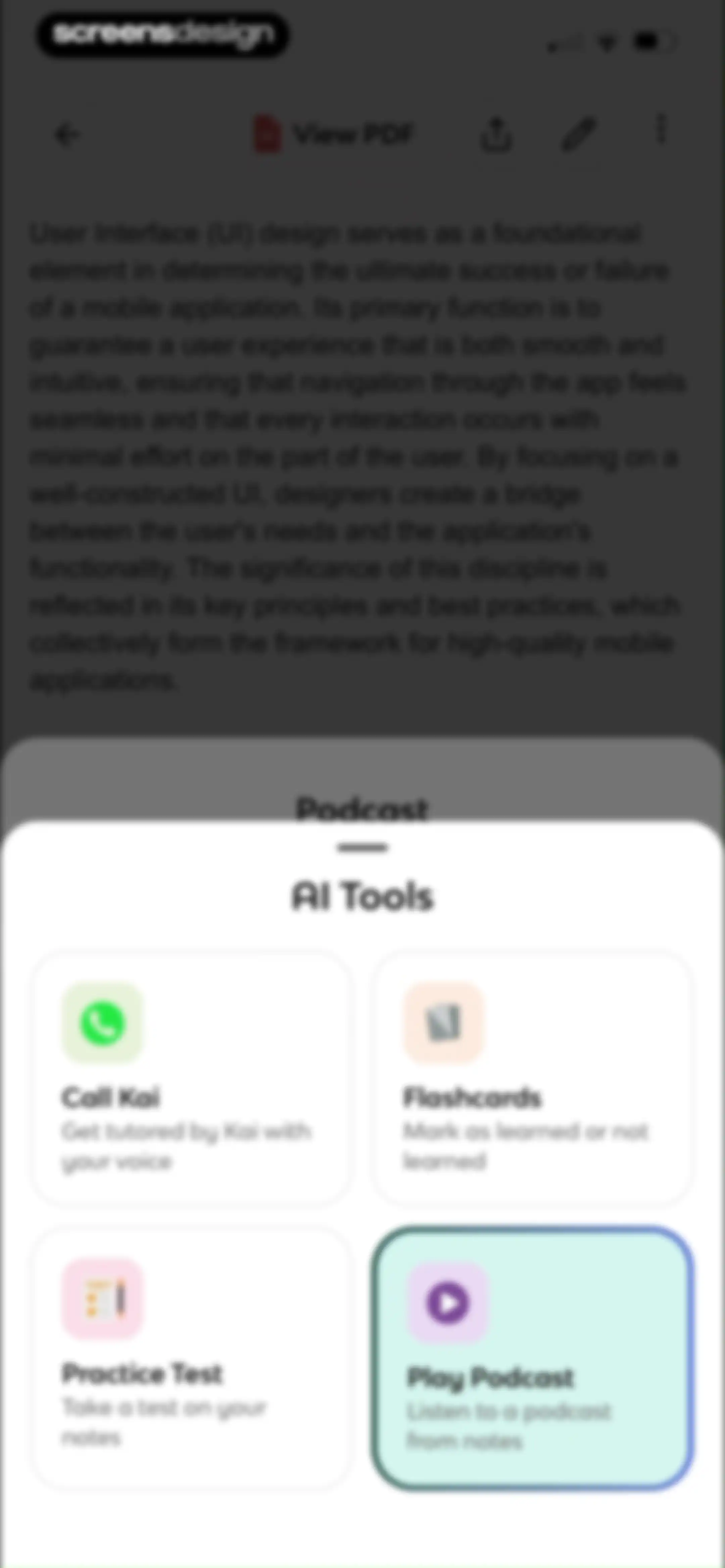 Knowt: AI Flashcards & Notes screen 135