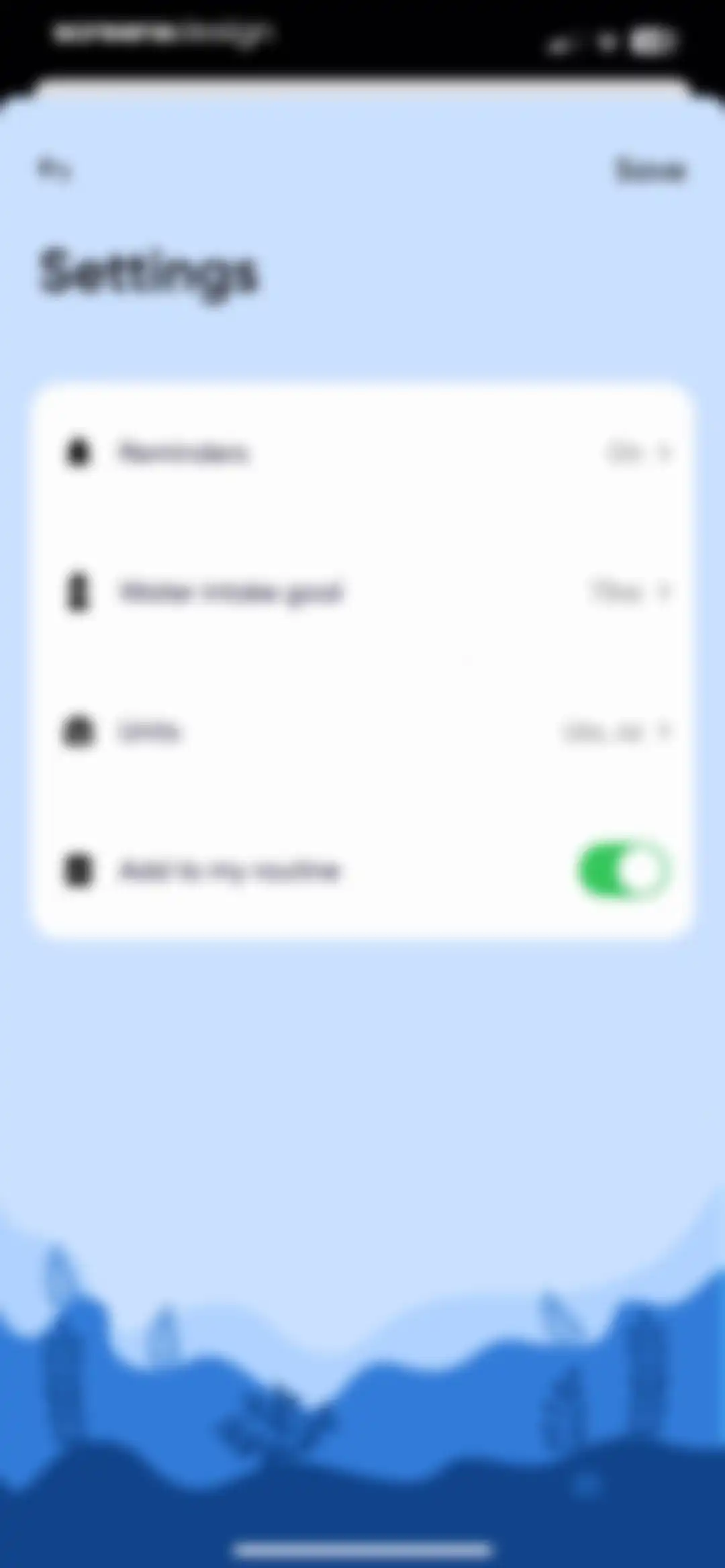 Me+ Lifestyle Routine screen 159