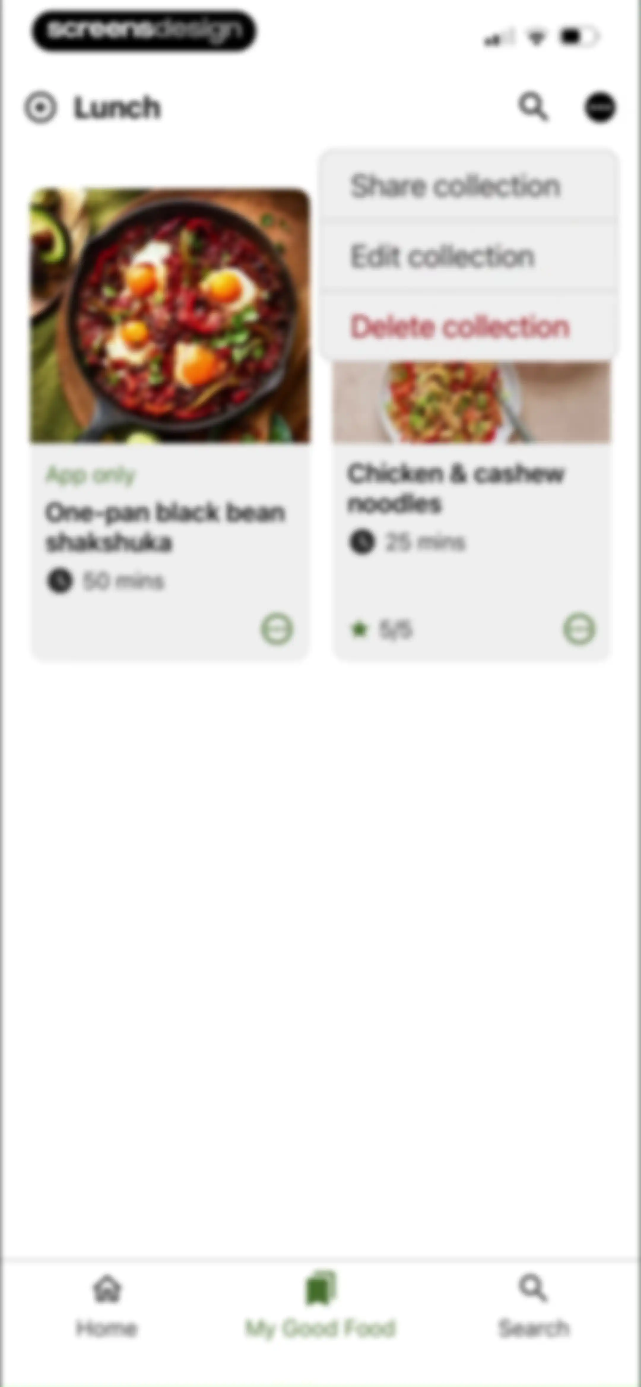 Good Food: Recipe Finder screen 51