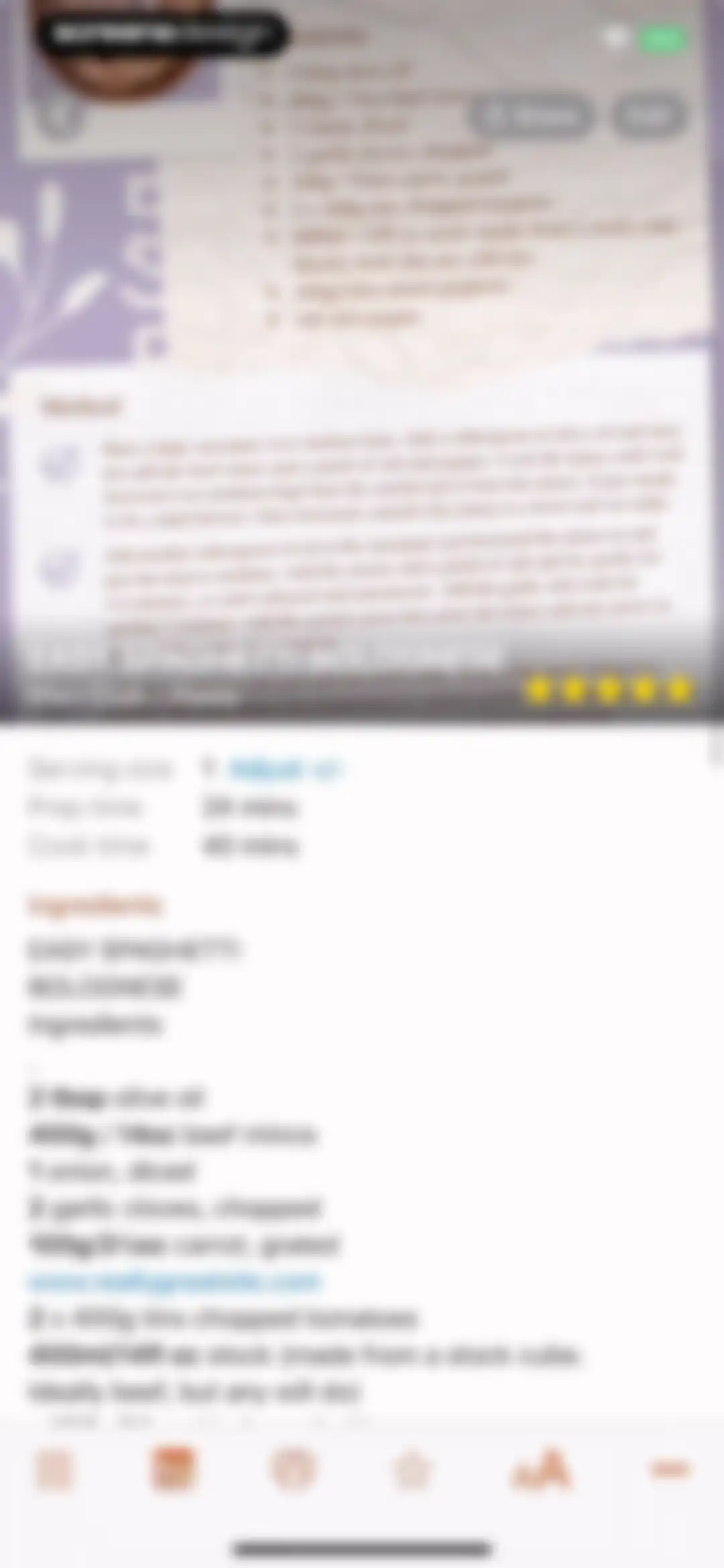 Recipe Keeper screen 29