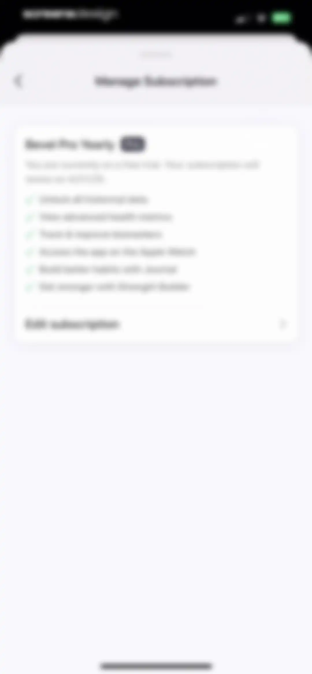 Bevel: AI Health Coach screen 200