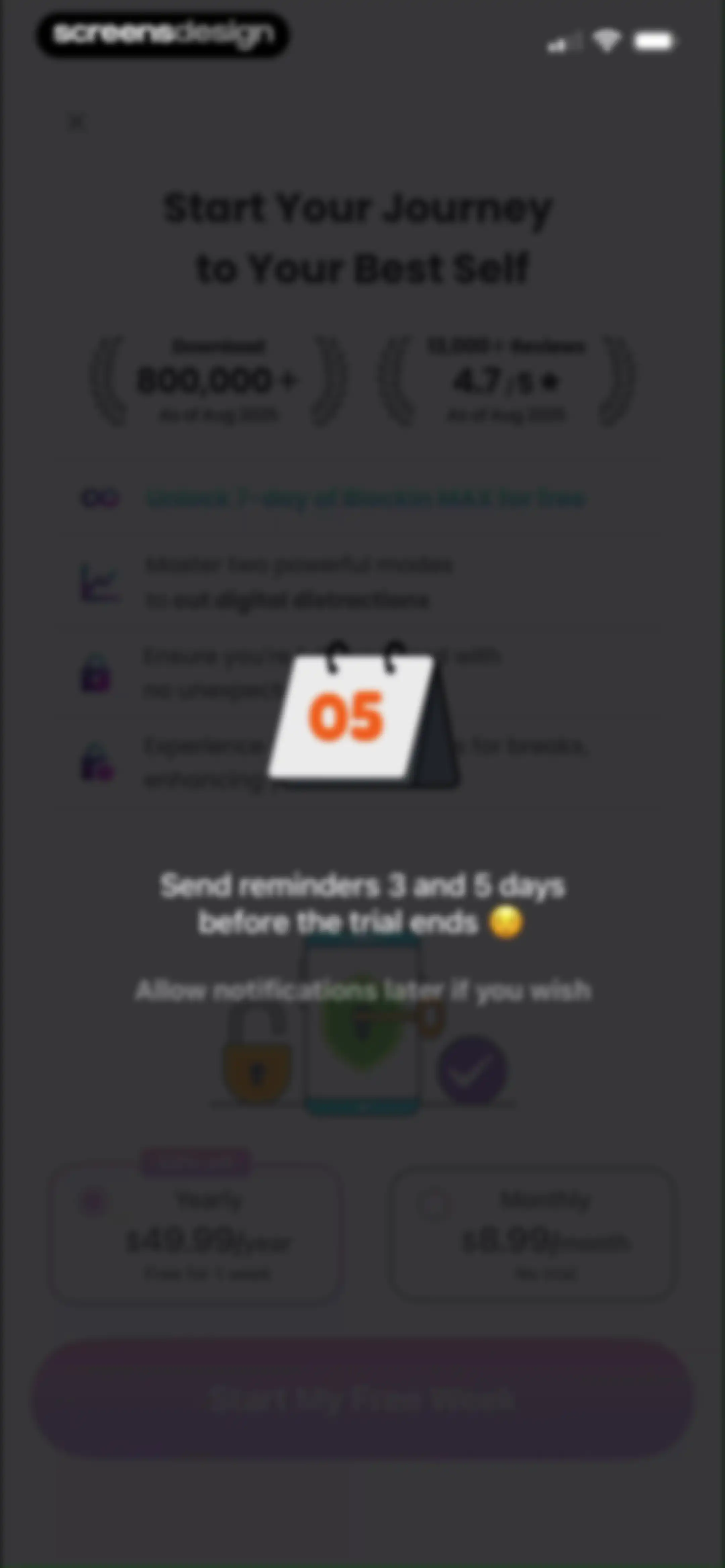 Blockin -Screen Time for Focus screen 33