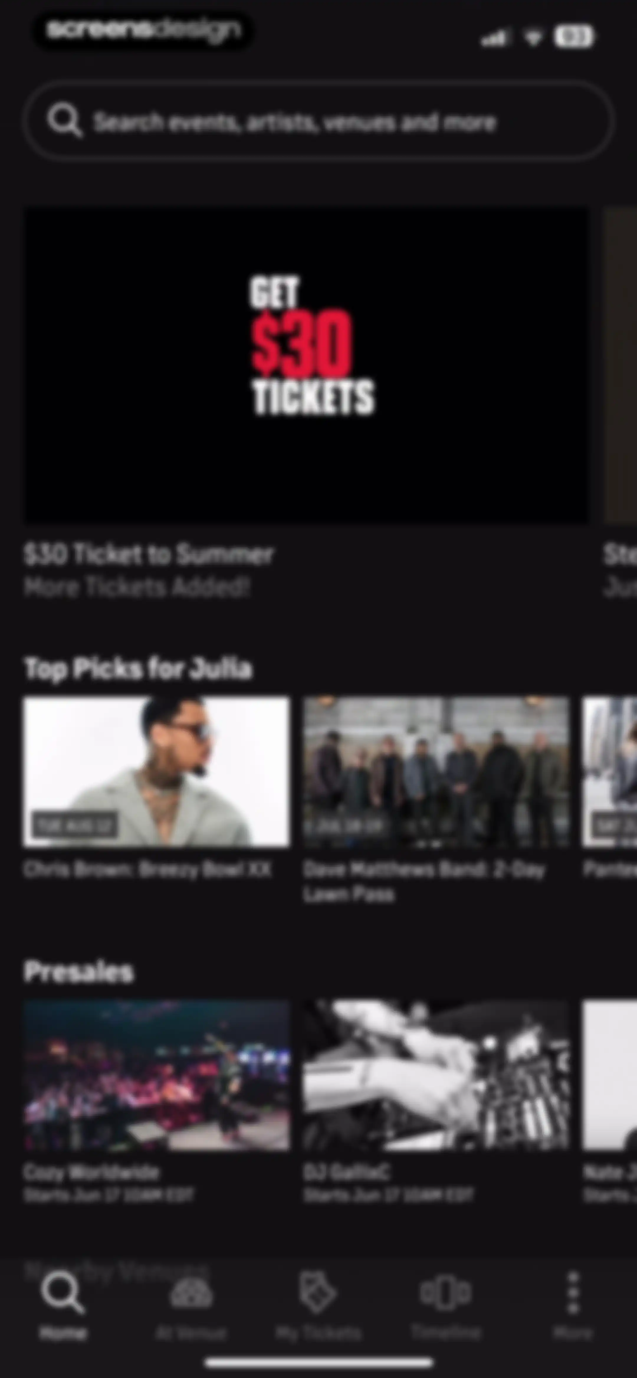 Live Nation – For Concert Fans screen 67