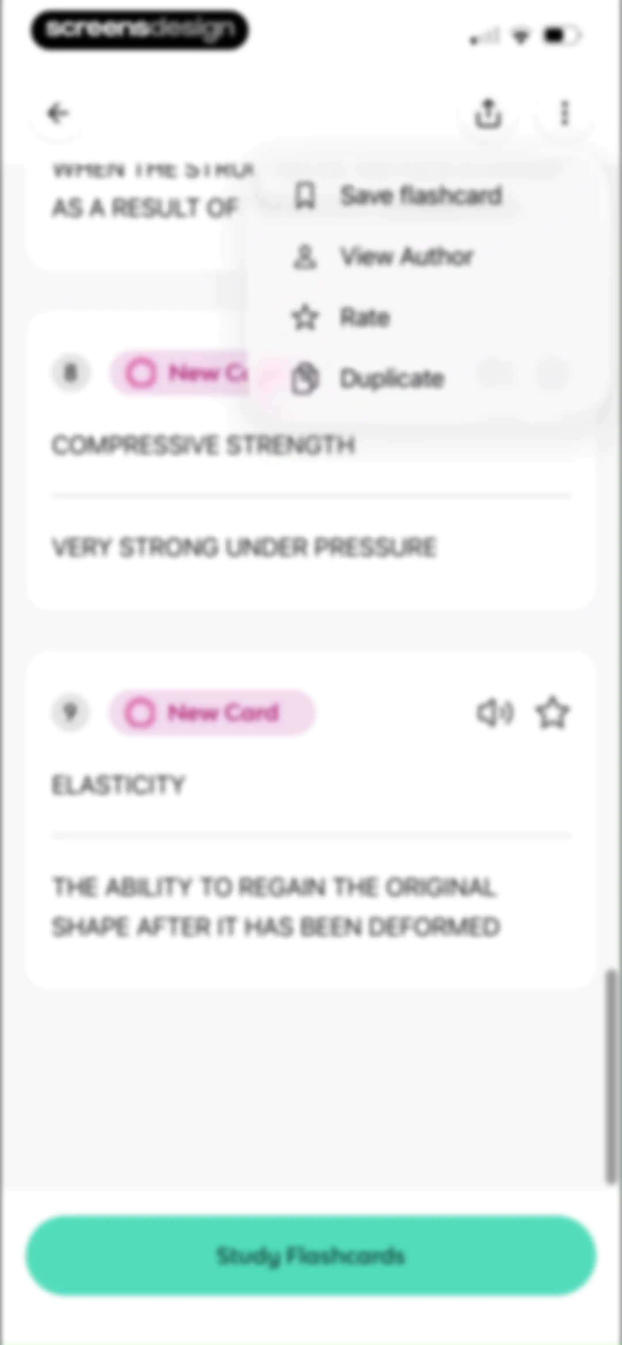 Knowt: AI Flashcards & Notes screen 168