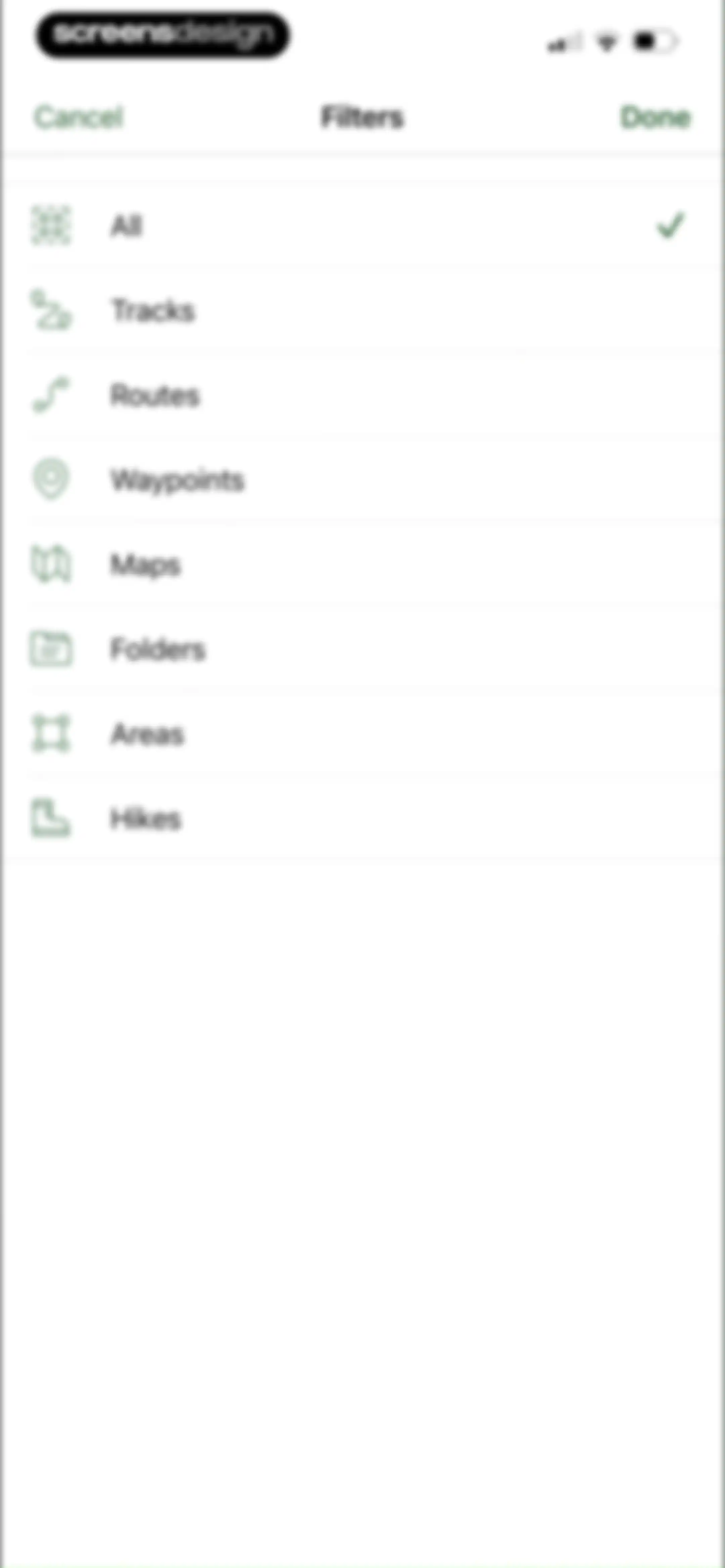 Gaia GPS: Mobile Trail Maps screen 110