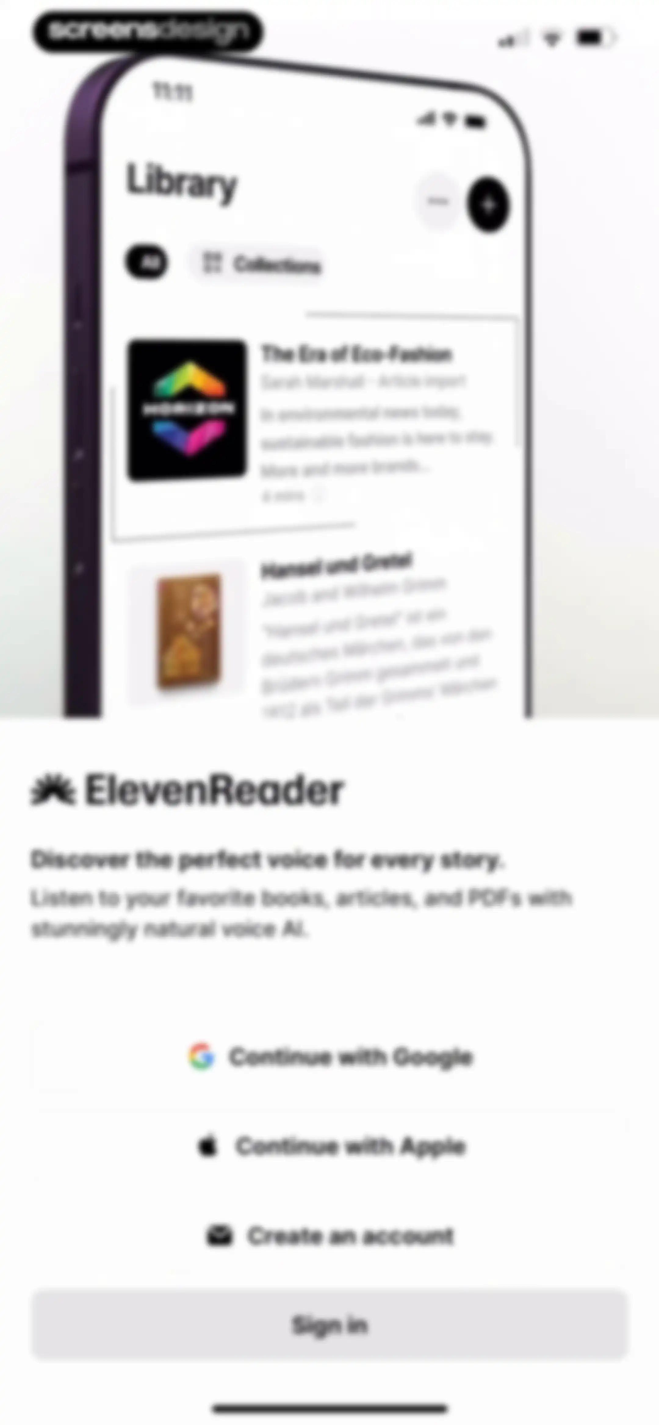 ElevenReader: Read Books Aloud screen 6
