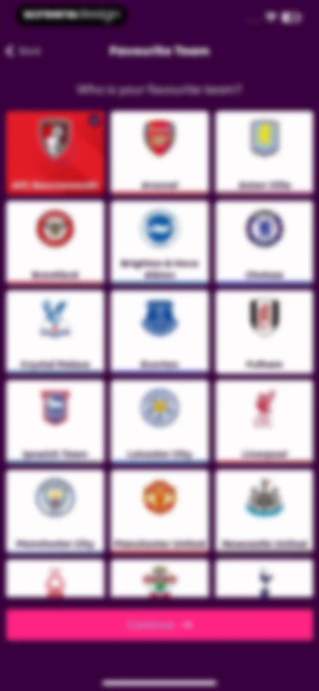 Premier League - Scores, News screen 3