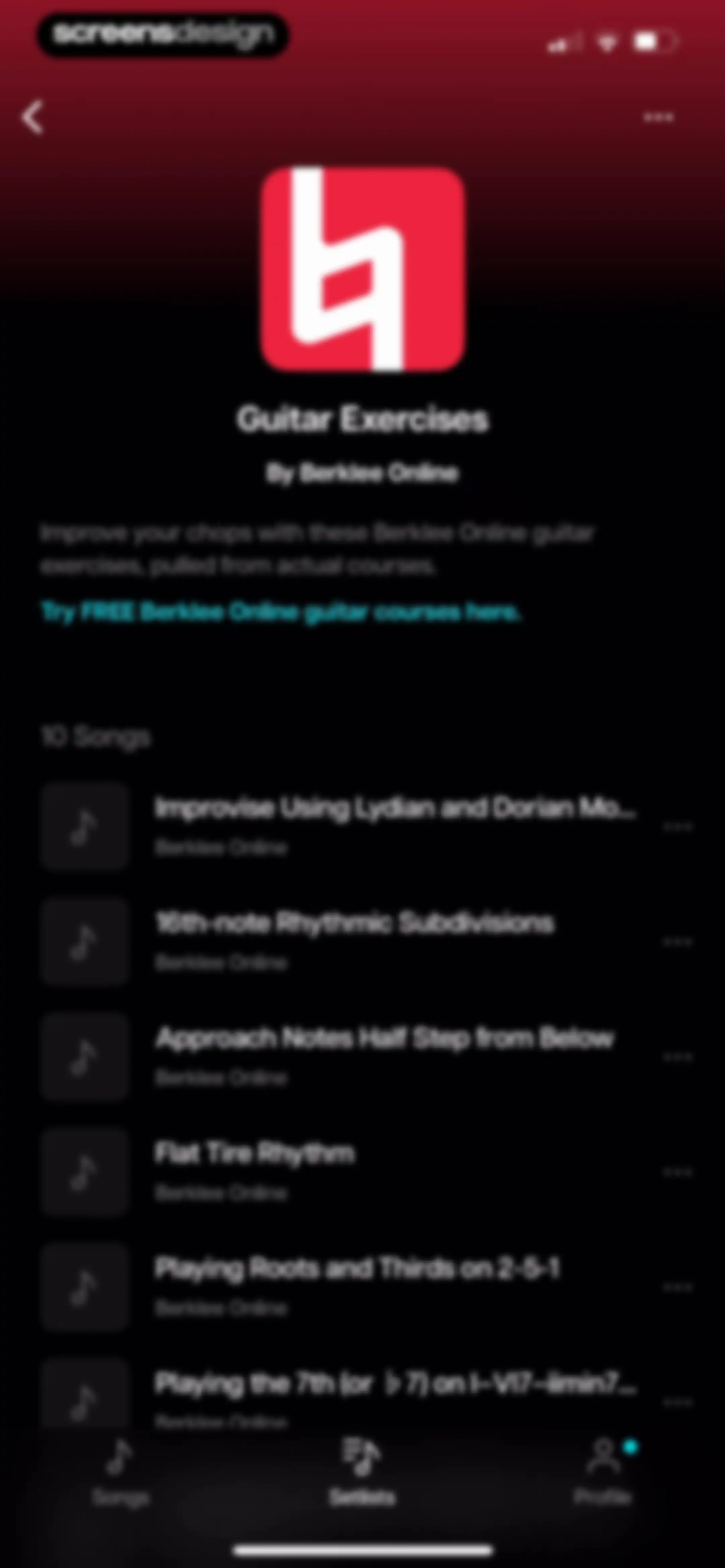 Moises: The Musician's App screen 76