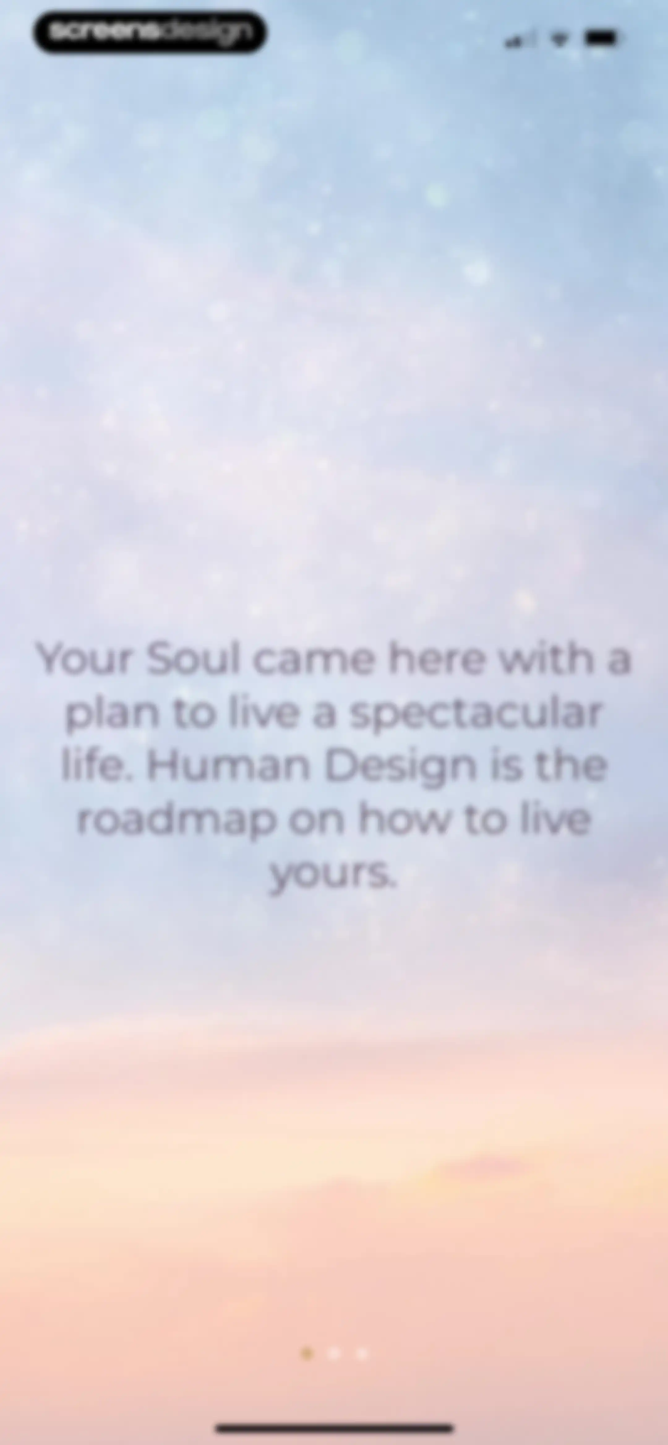 Align: The Human Design App screen 1