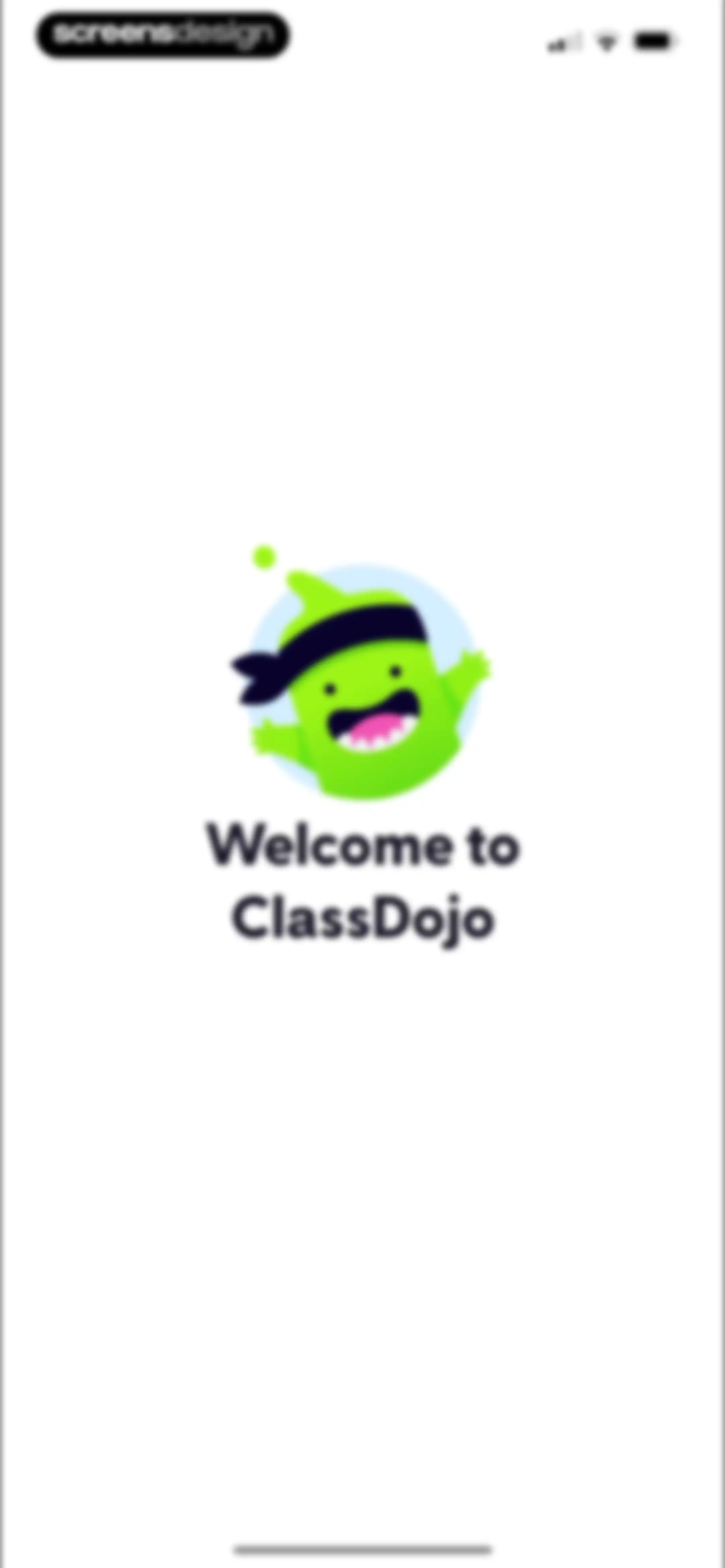 ClassDojo screen 1