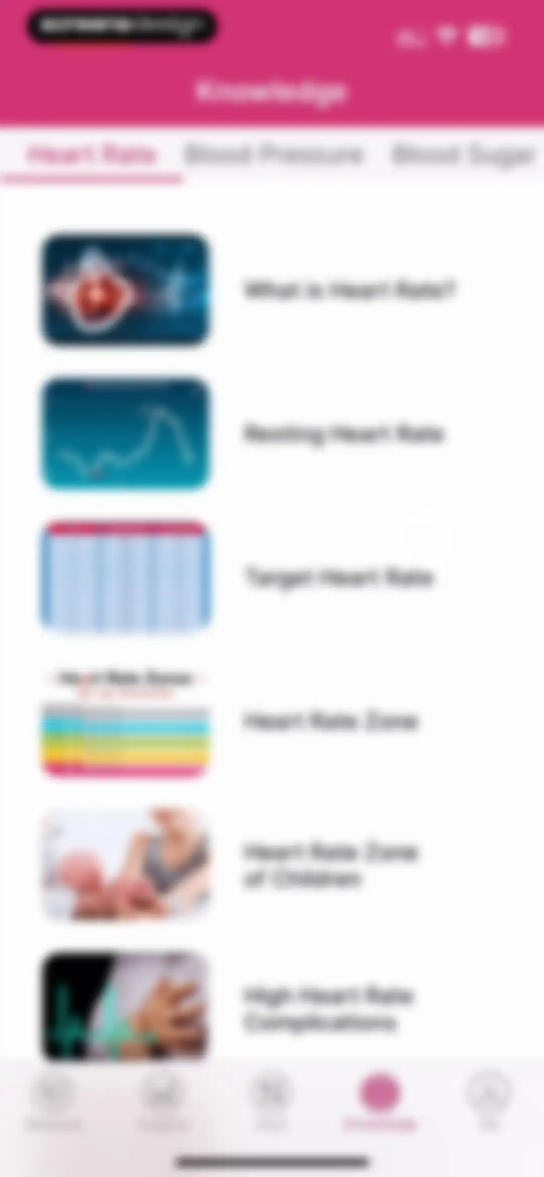 Blood Pressure-Monitor Tracker screen 85