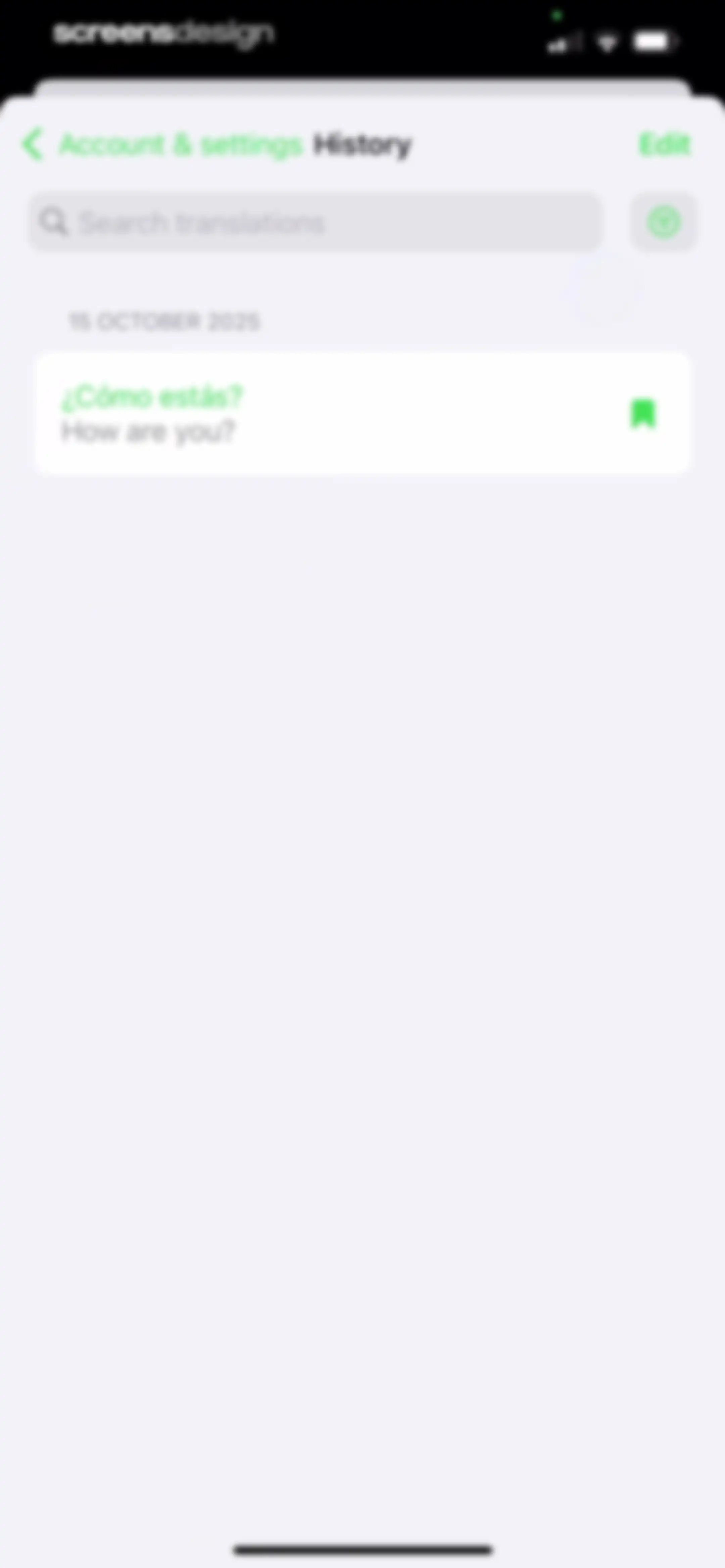 iTranslate Translator screen 92
