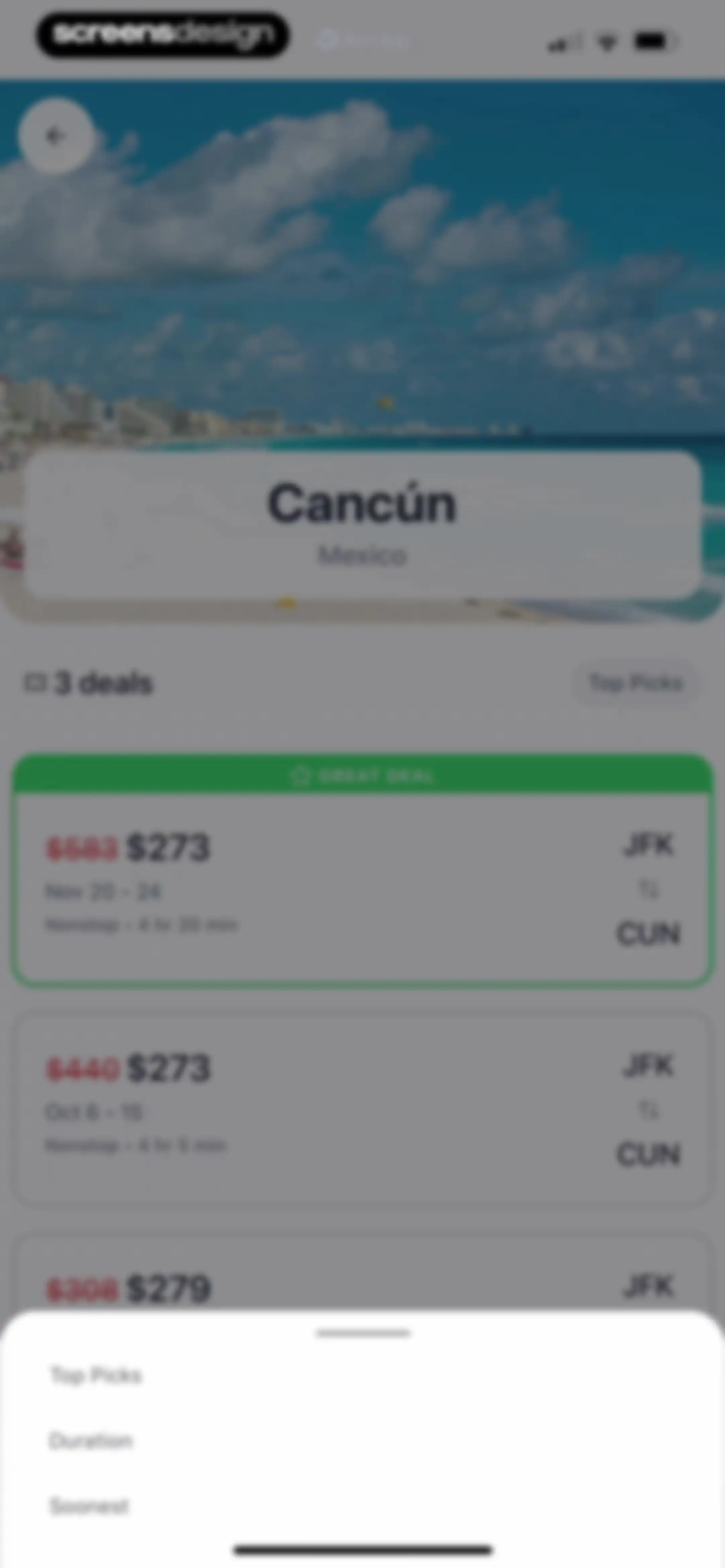Airclub - Flight Deals screen 53